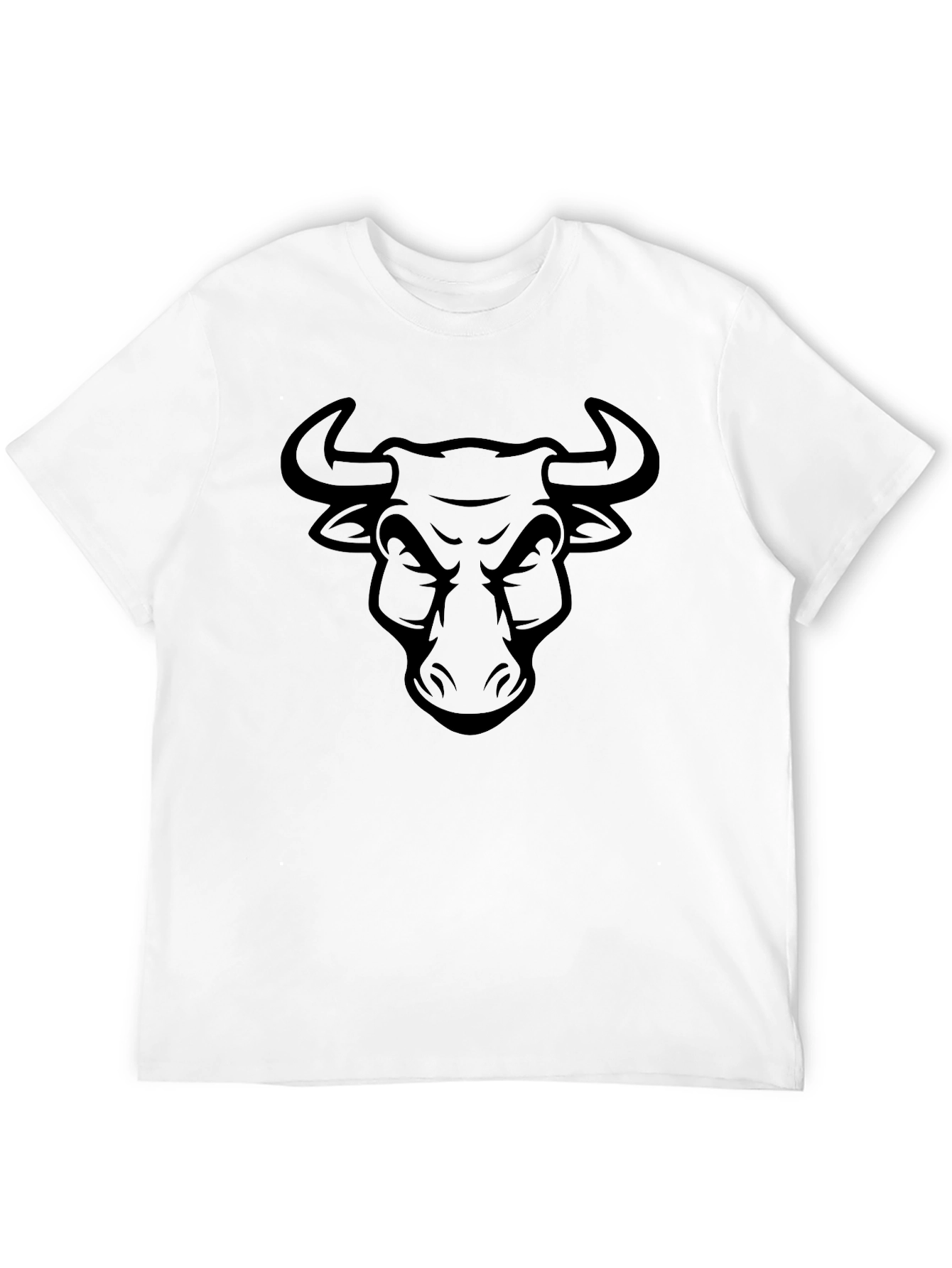 Black Bull Graphic Tee - Mens Short Sleeve T-Shirt
