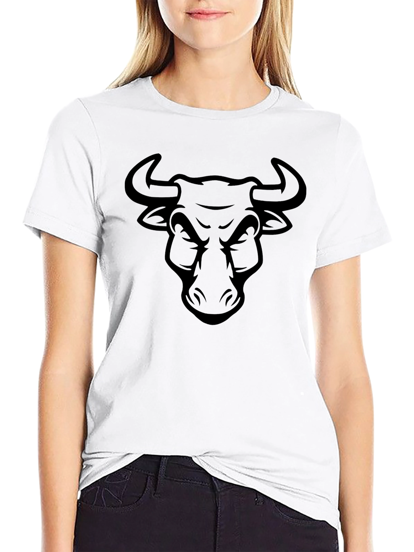 Black Bull Graphic Tee - Mens Short Sleeve T-Shirt