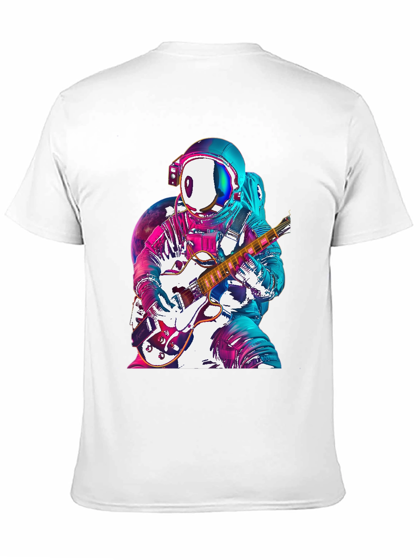 Astronaut Guitarist Graphic Tee - Space Rock!