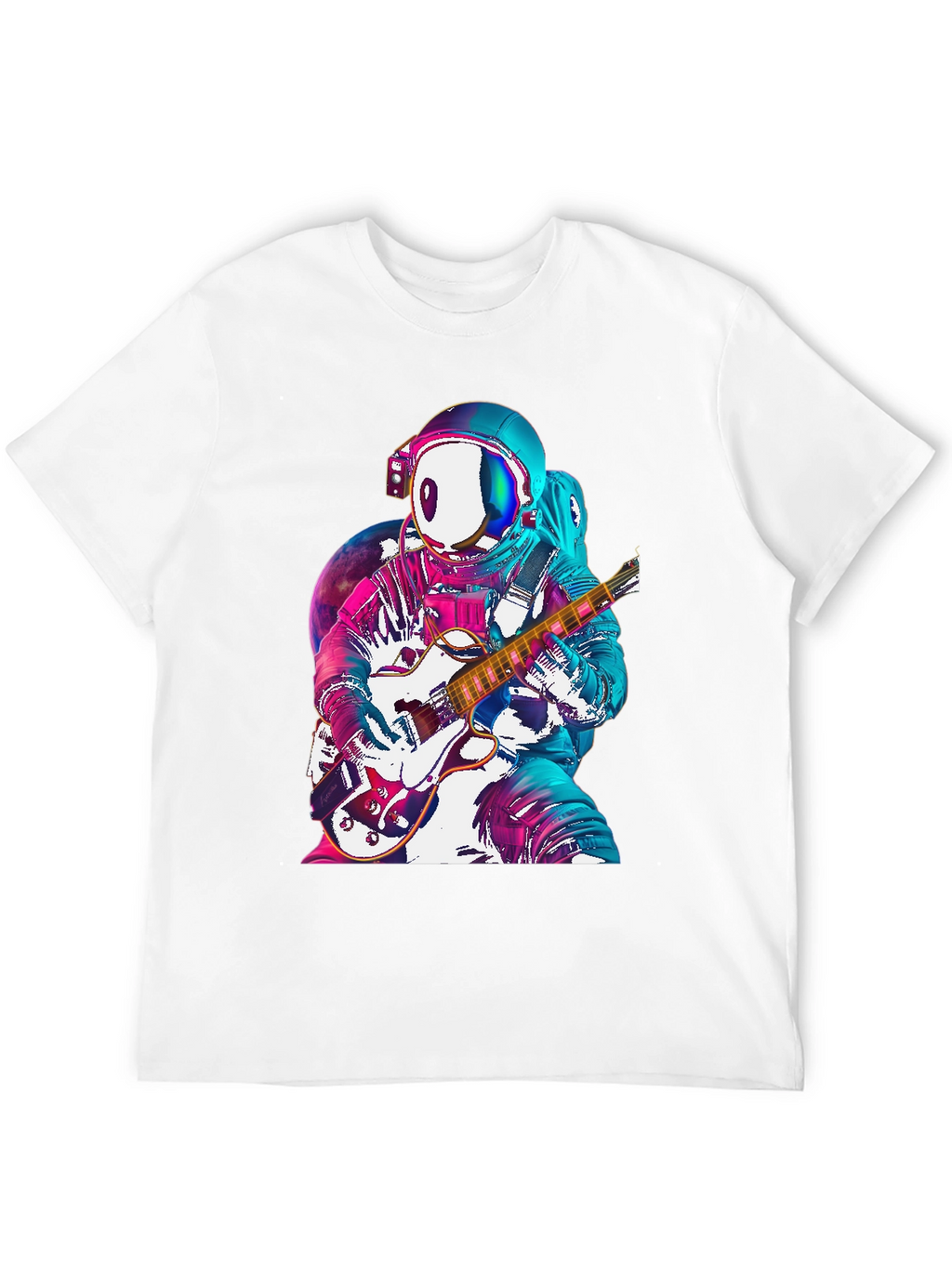 Astronaut Guitarist Graphic Tee - Space Rock!