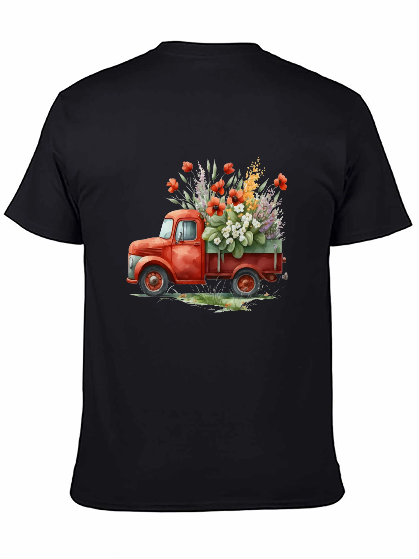 Floral Truck Graphic Tee