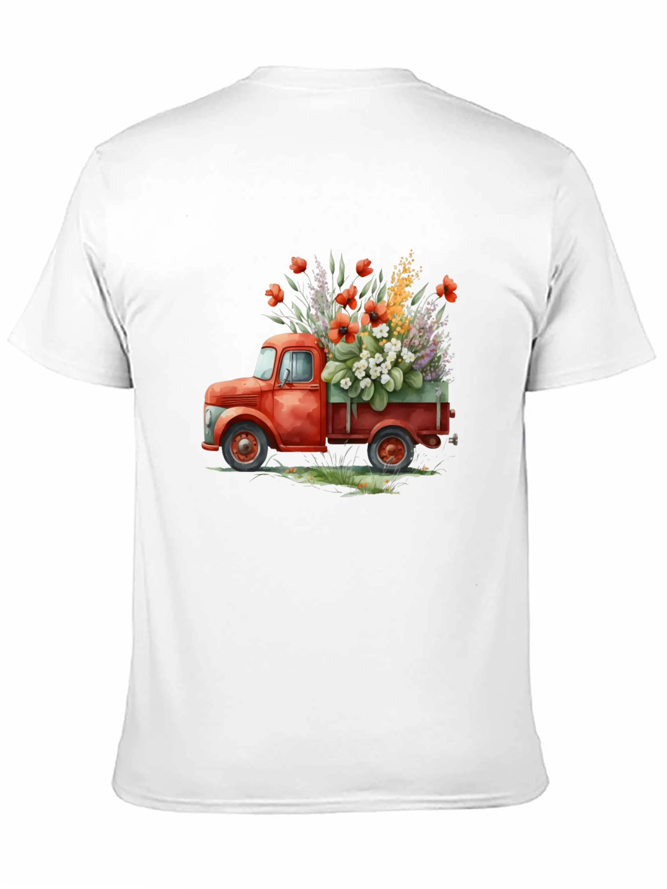 Floral Truck Graphic Tee