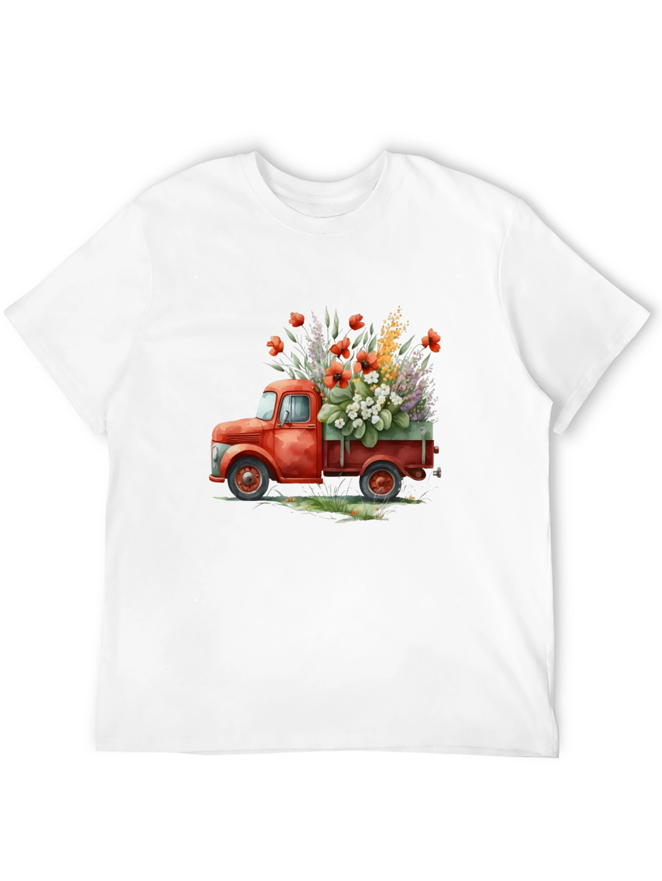 Floral Truck Graphic Tee
