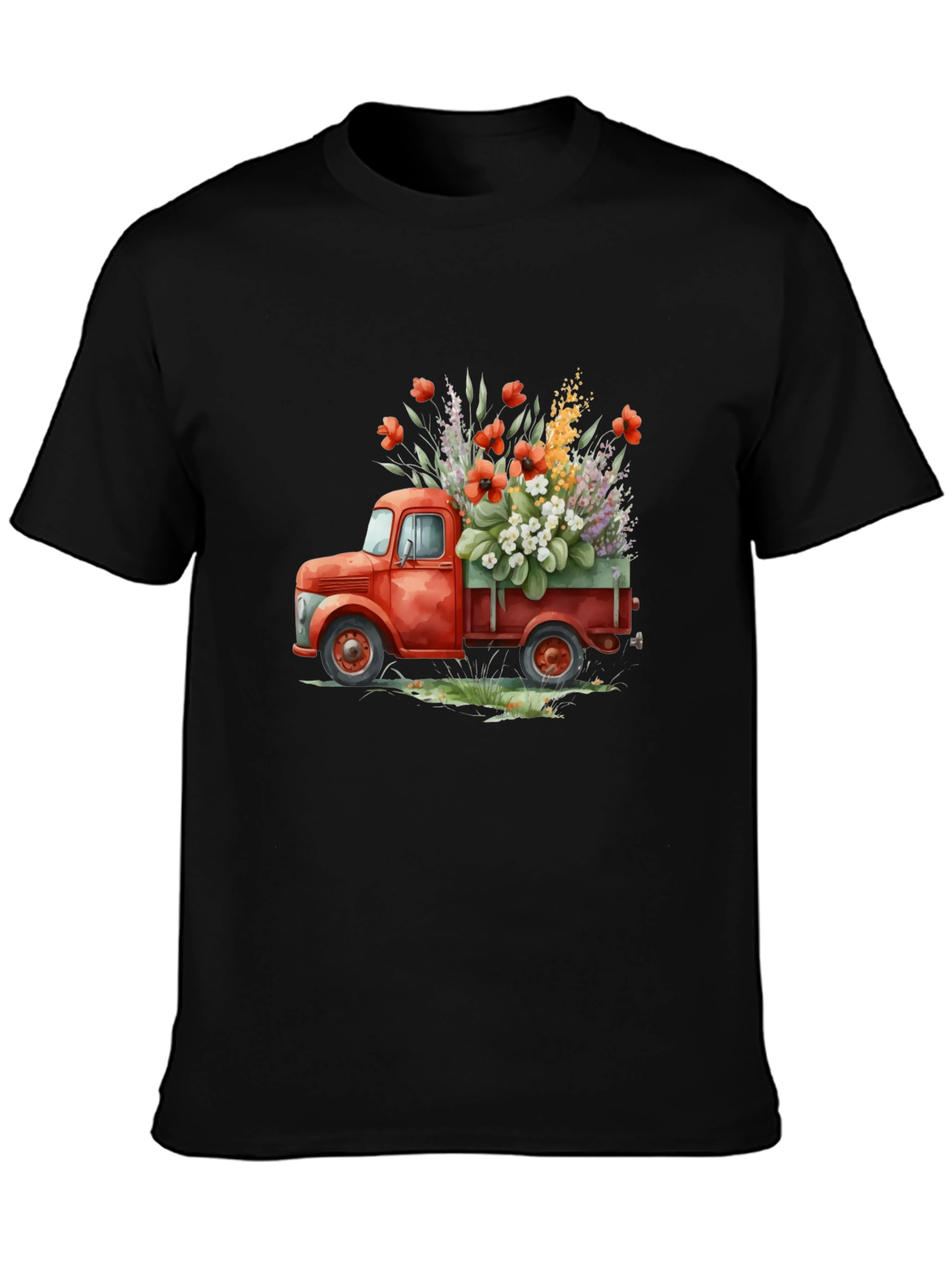 Floral Truck Graphic Tee