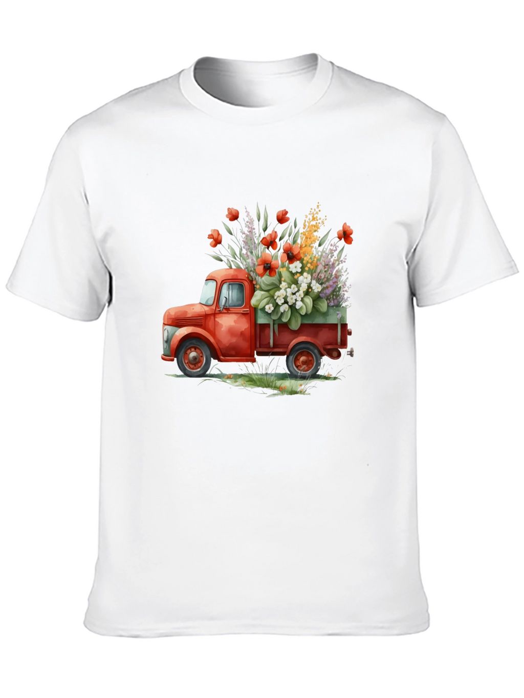 Floral Truck Graphic Tee