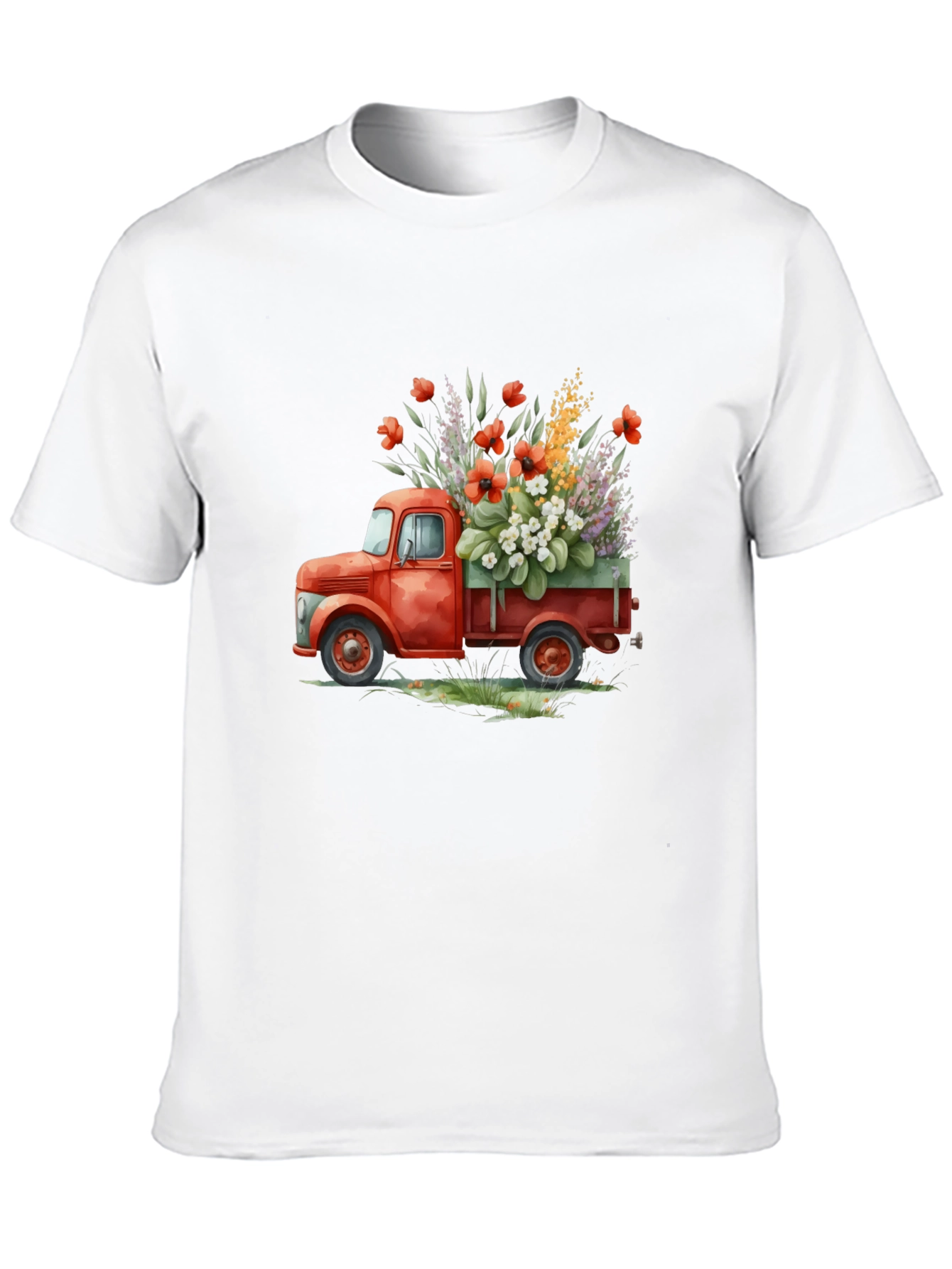 Floral Truck Graphic Tee