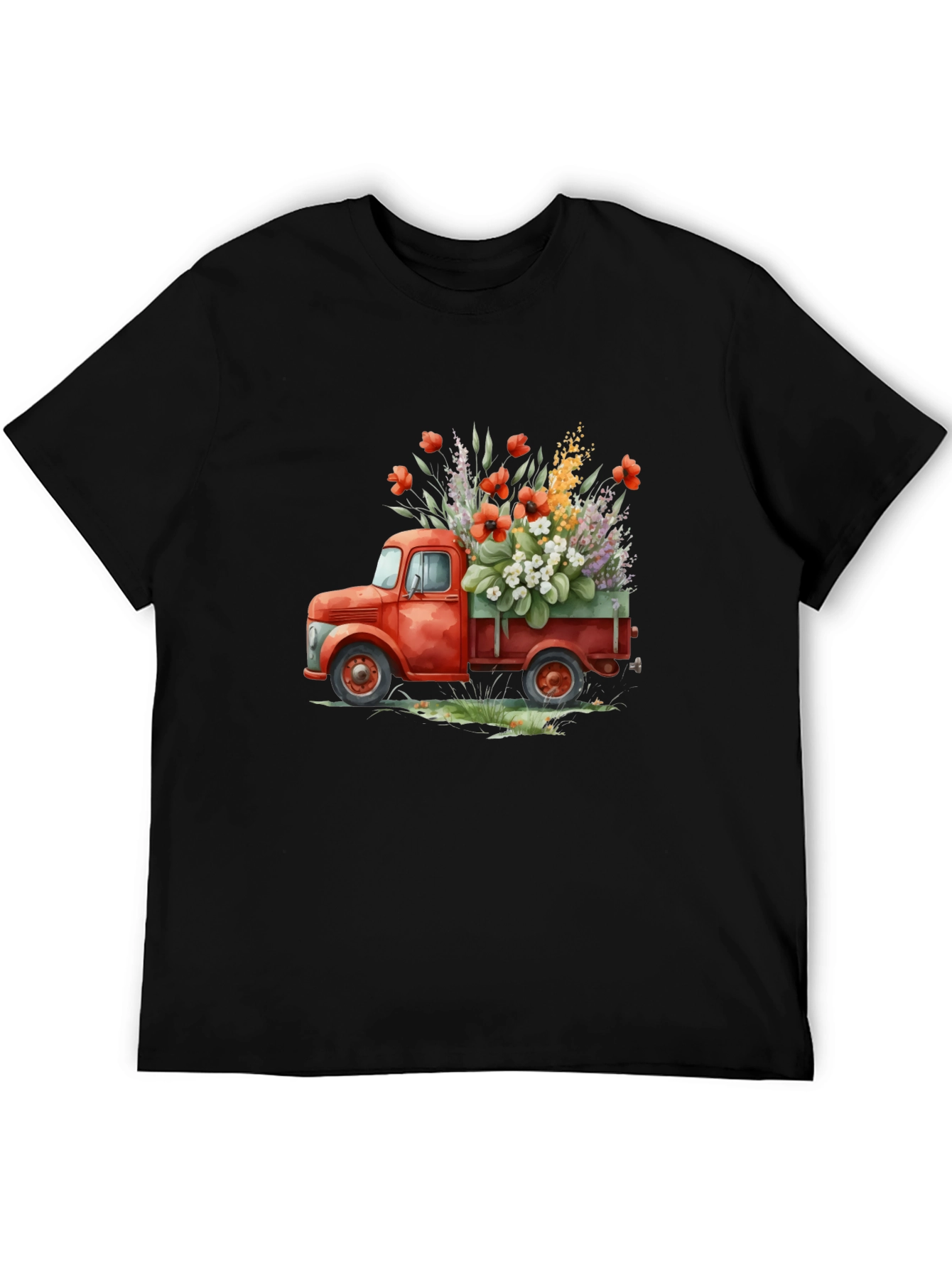 Floral Truck Graphic Tee