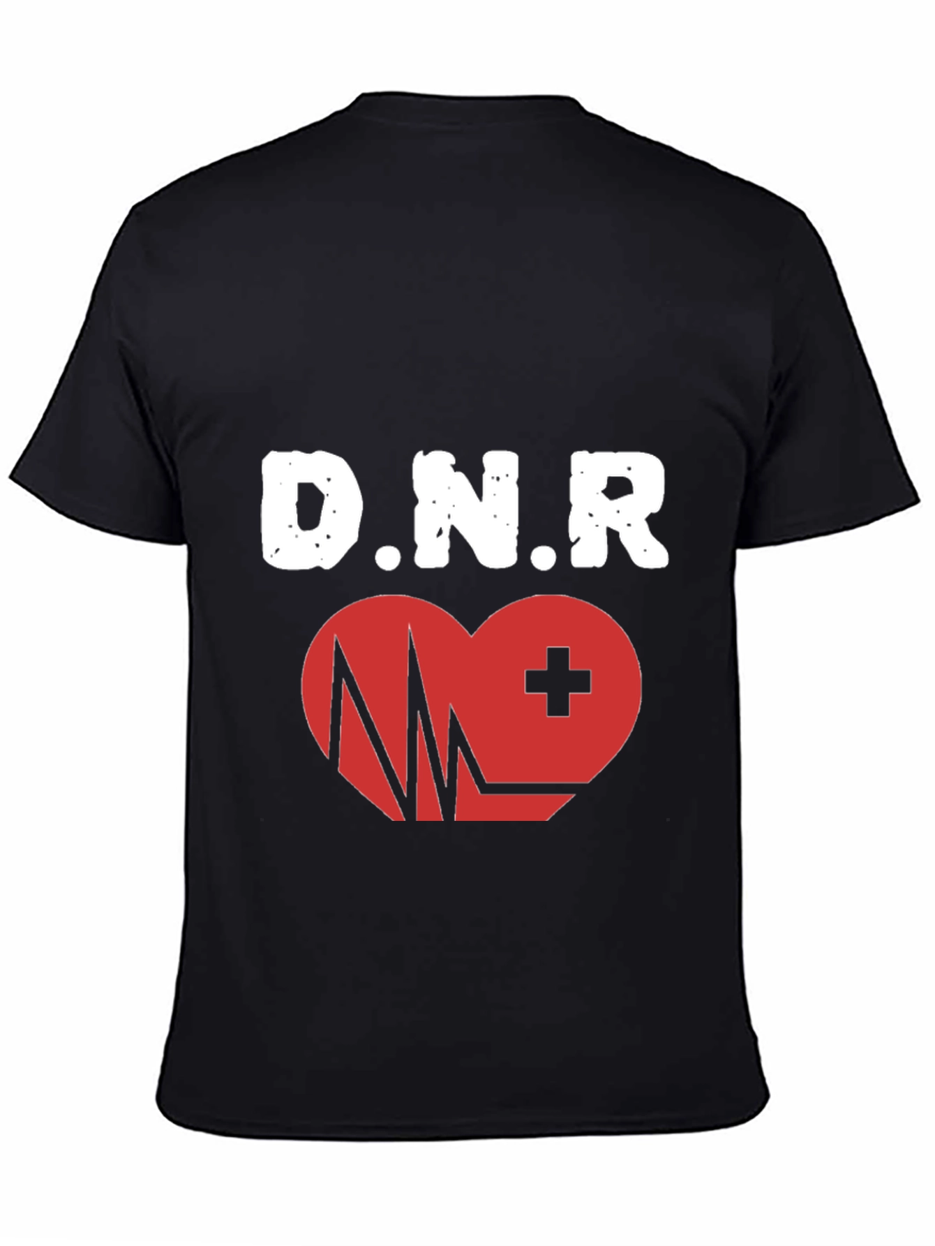 DNR Heartbeat Graphic T-Shirt - Black