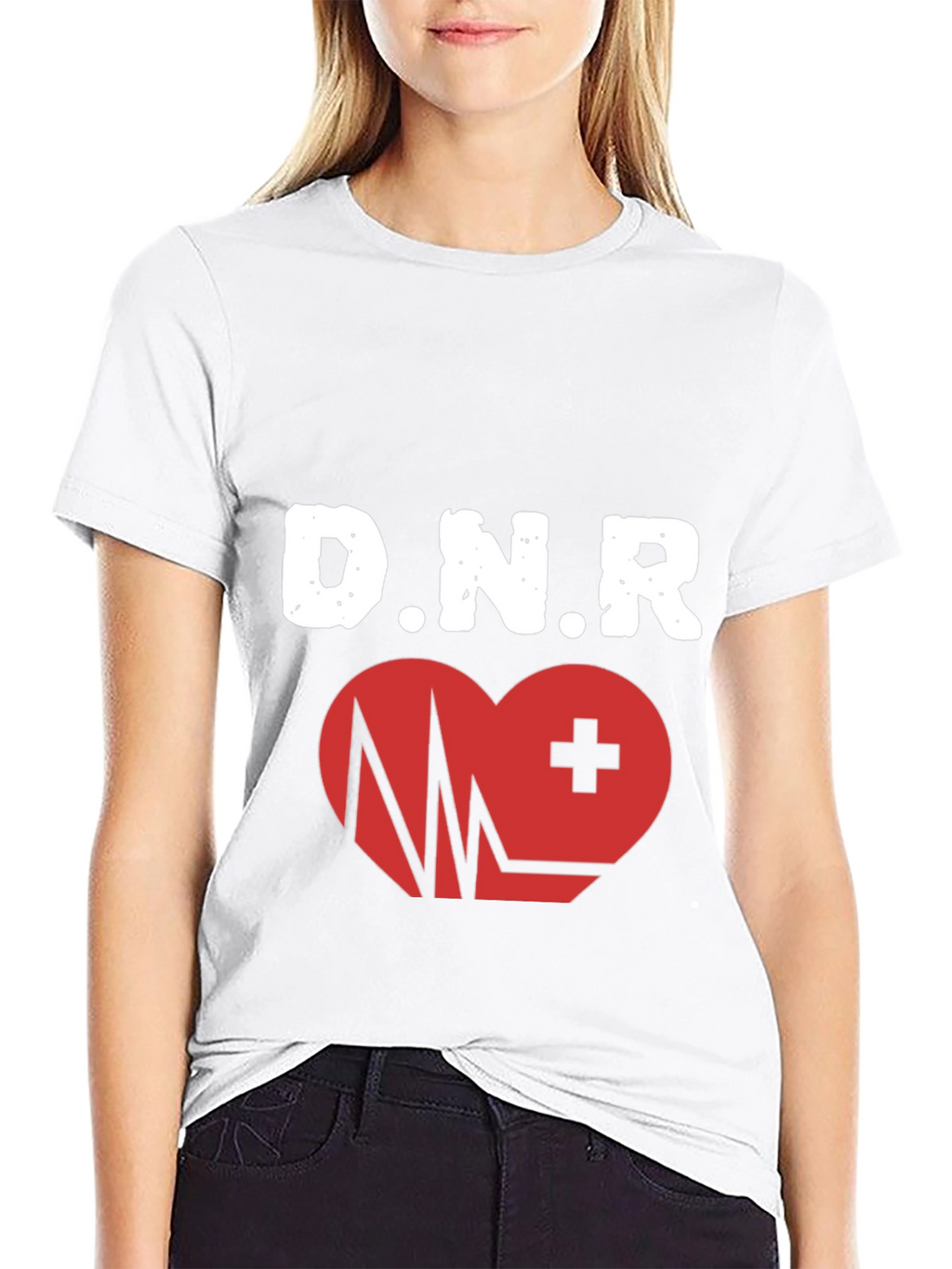 DNR Heartbeat Graphic T-Shirt - Black