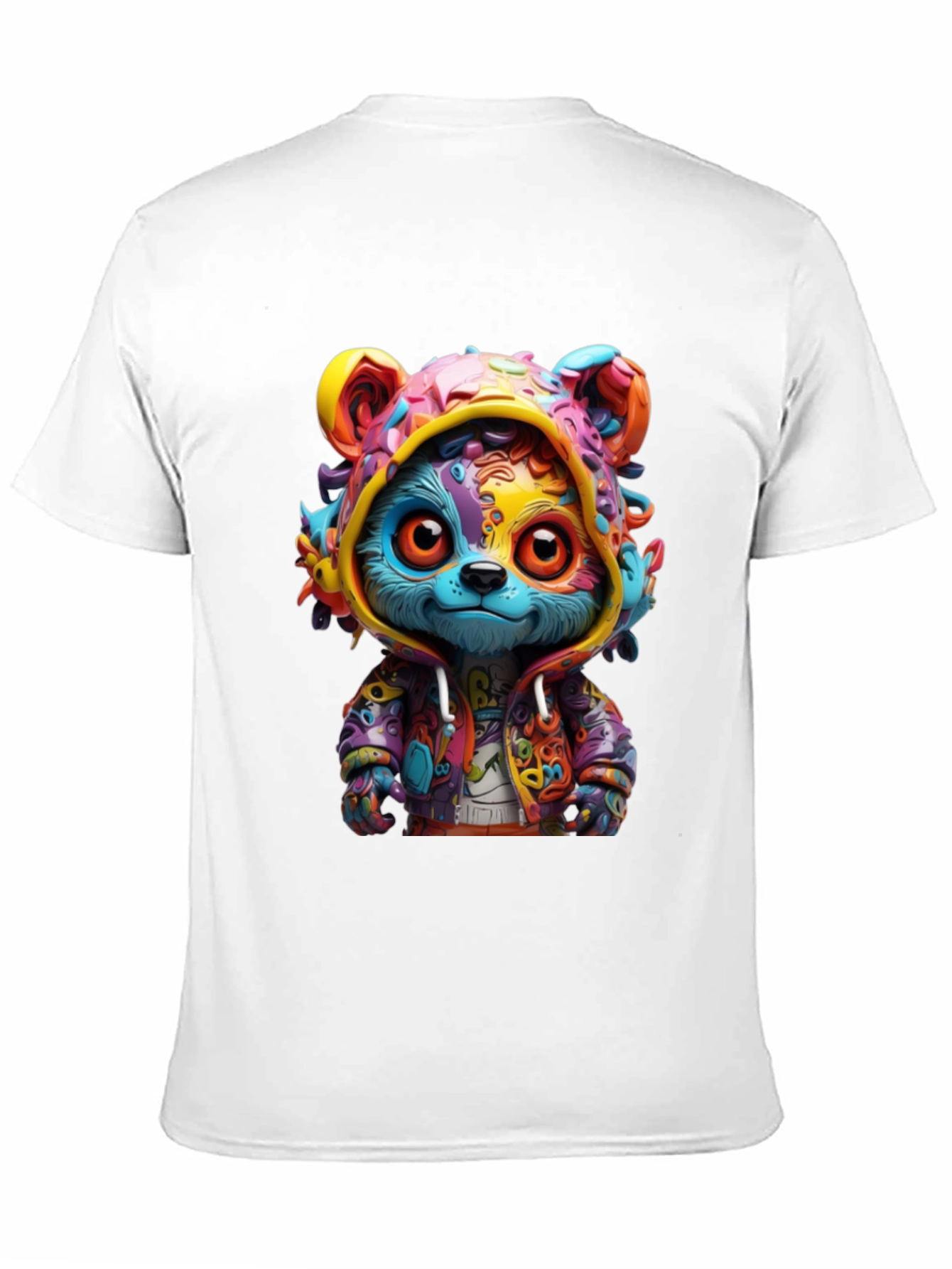 Colorful Cartoon Bear T-Shirt