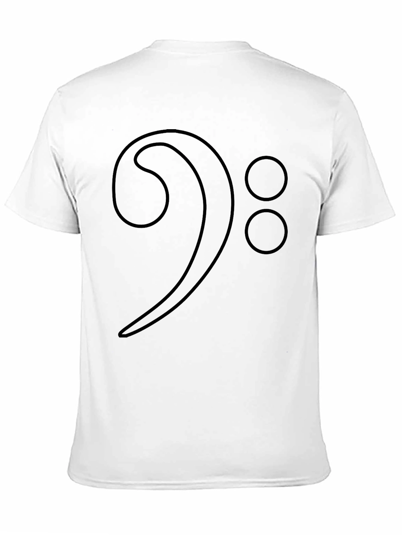 Bass Clef Graphic Tee - Musicians Black T-Shirt