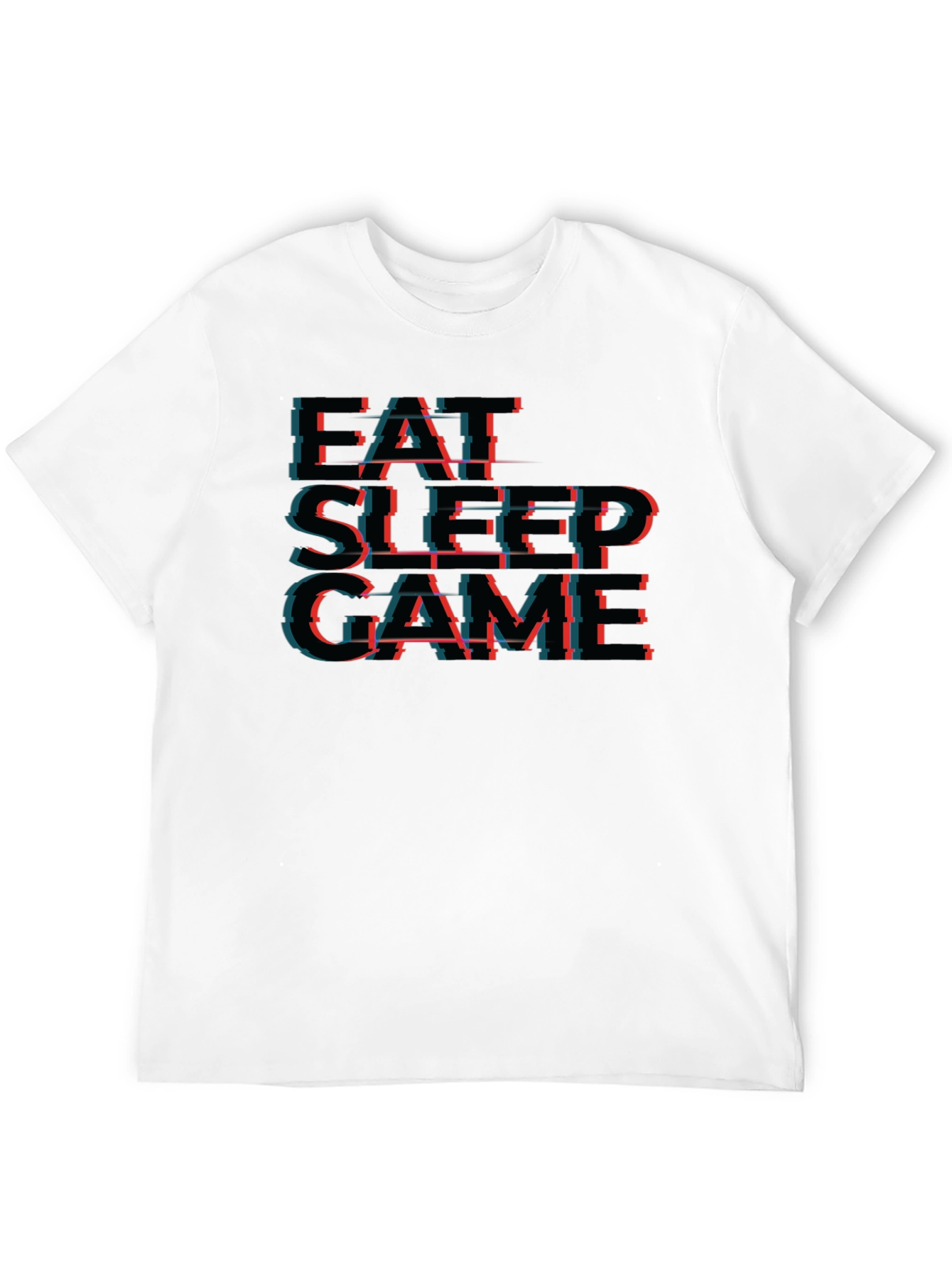 Eat Sleep Game Black T-Shirt