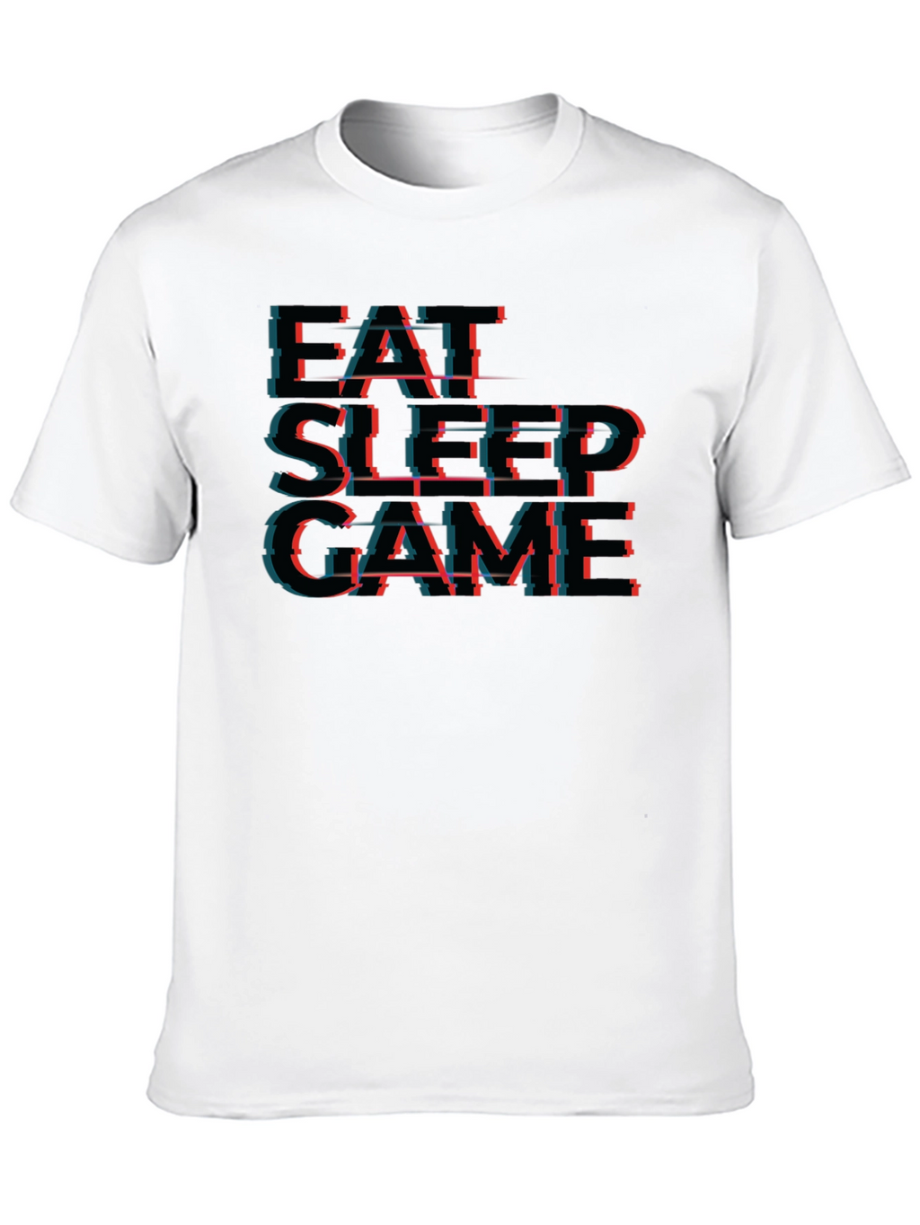 Eat Sleep Game Black T-Shirt