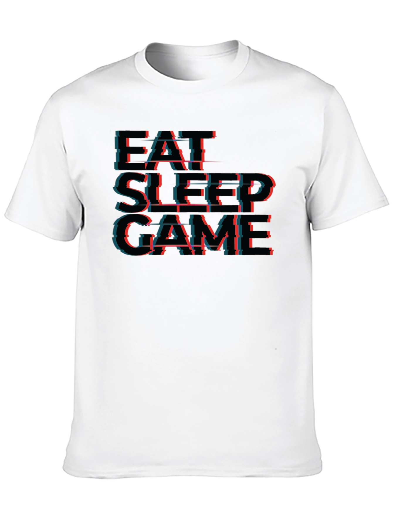 Eat Sleep Game Black T-Shirt