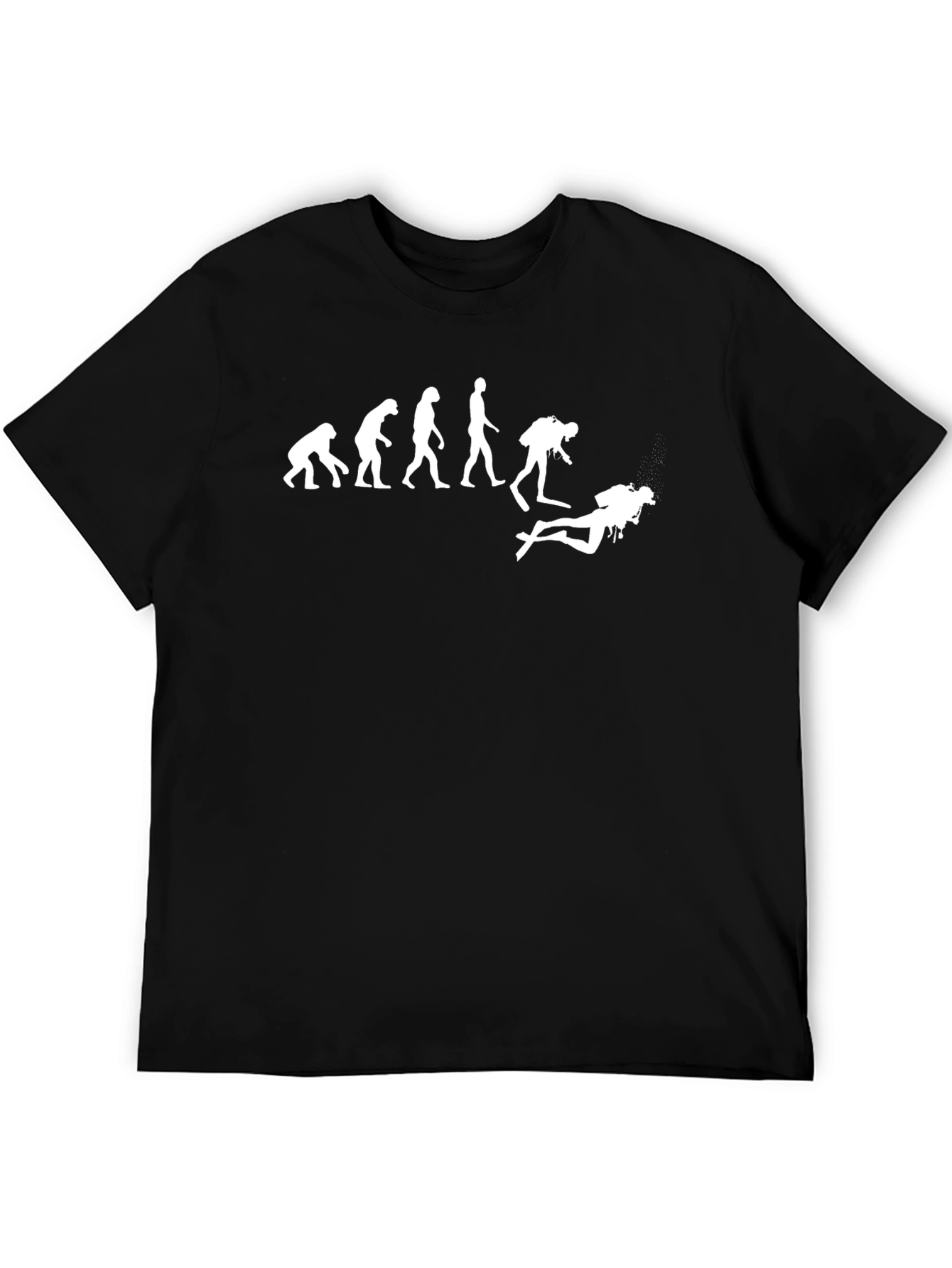 Diver Evolution Graphic T-Shirt - Scuba Diving Humor