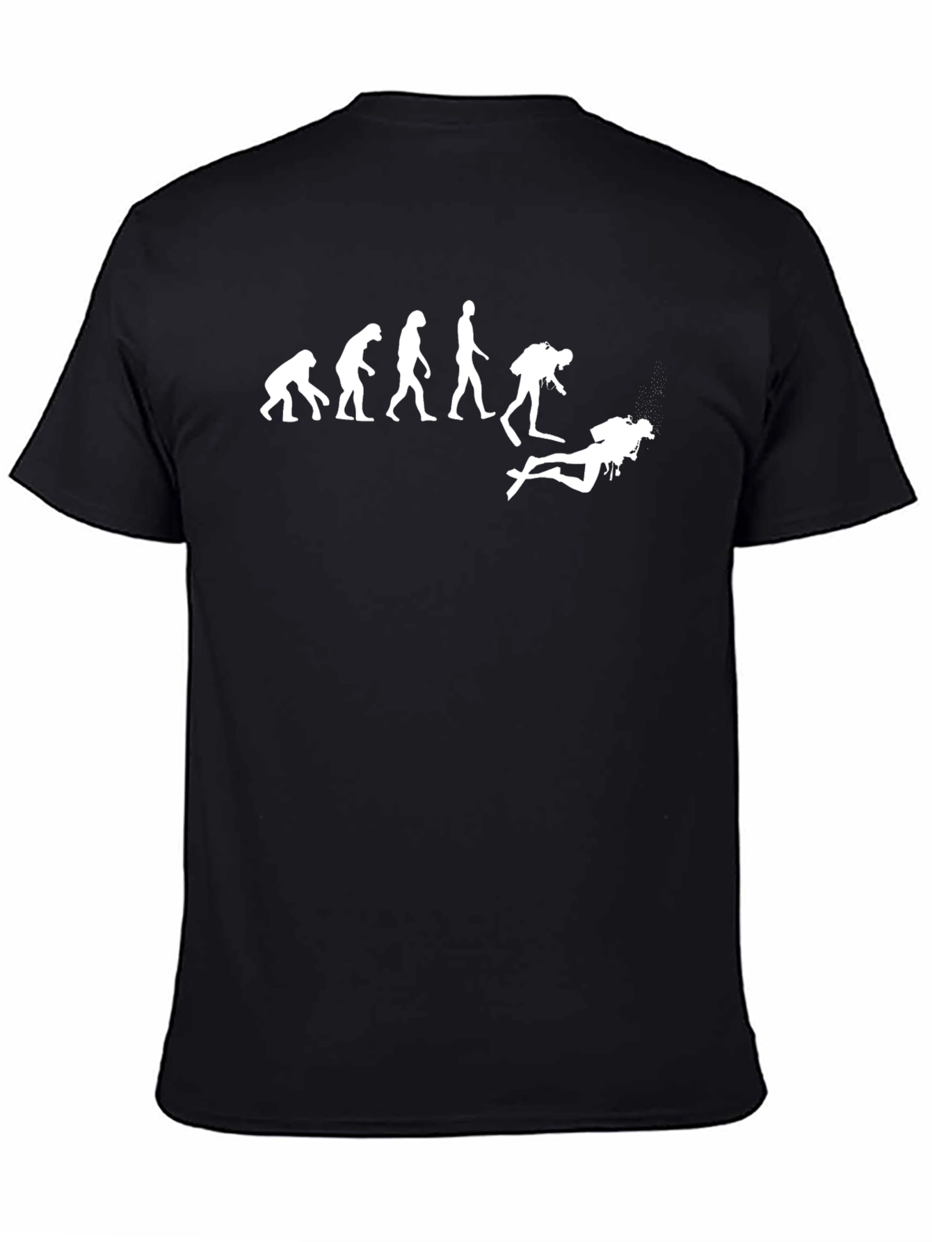Diver Evolution Graphic T-Shirt - Scuba Diving Humor