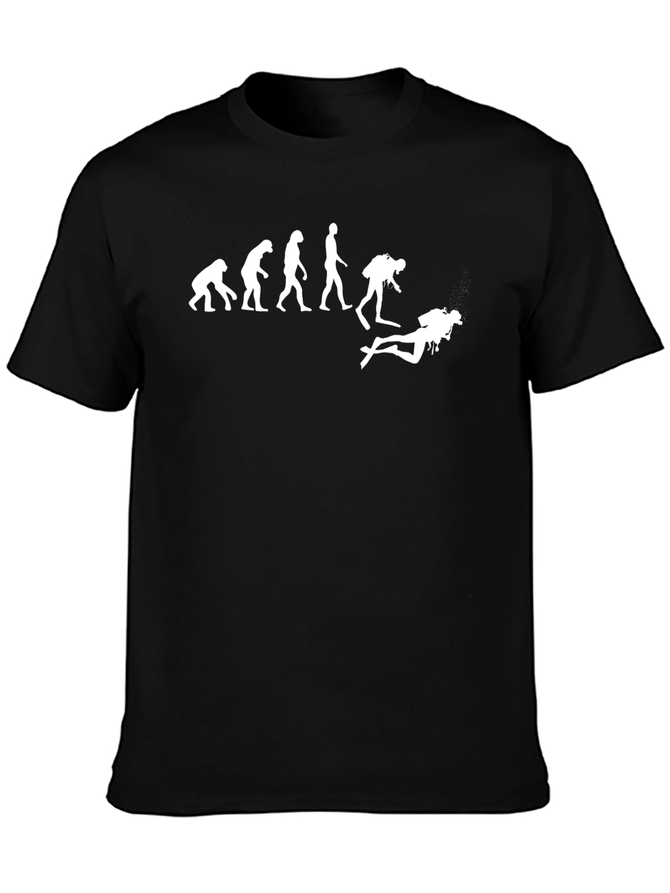 Diver Evolution Graphic T-Shirt - Scuba Diving Humor