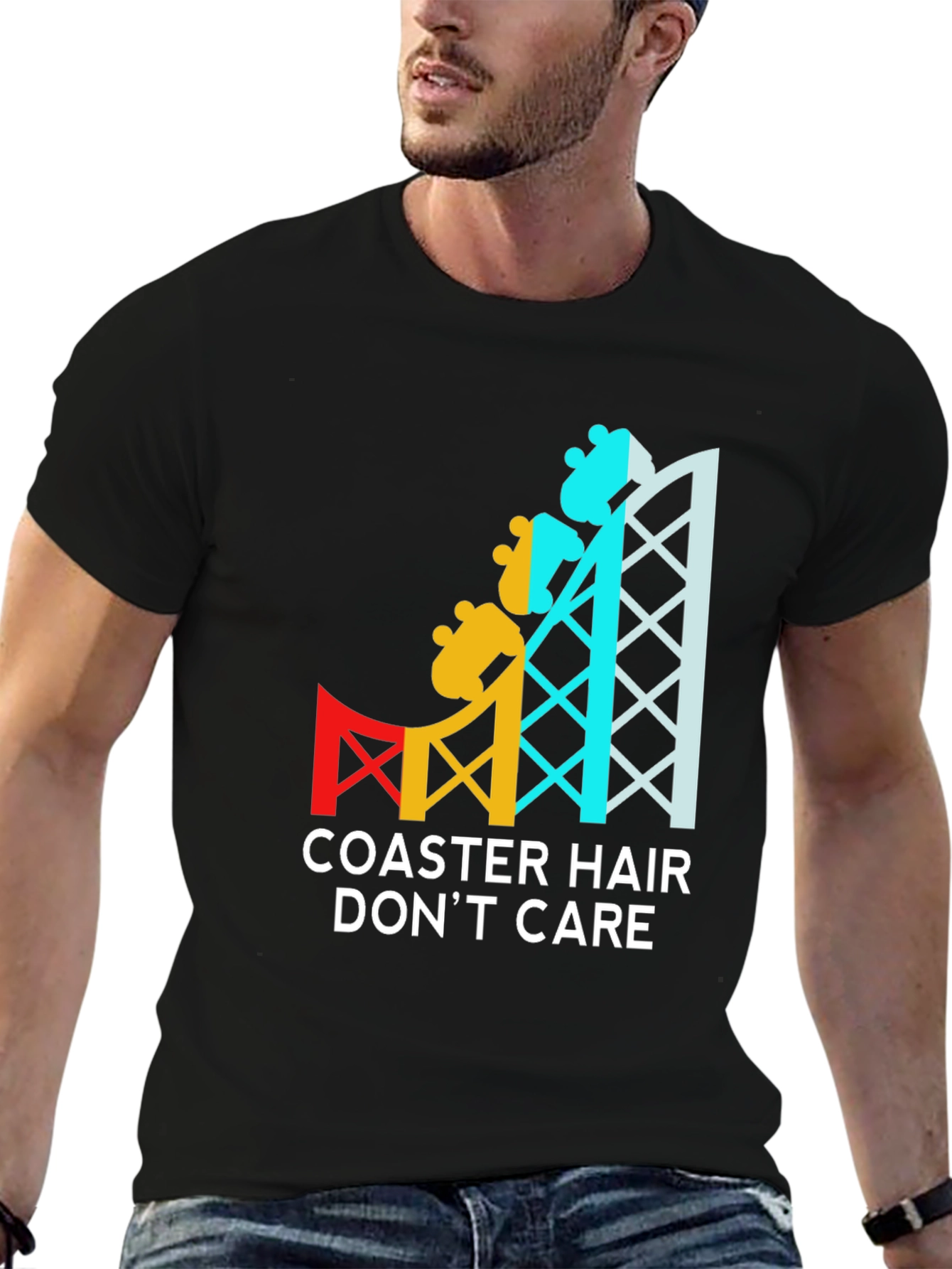 Coaster Hair Dont Care Graphic Tee