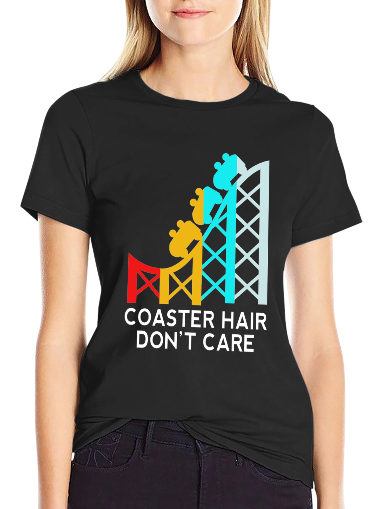 Coaster Hair Dont Care Graphic Tee