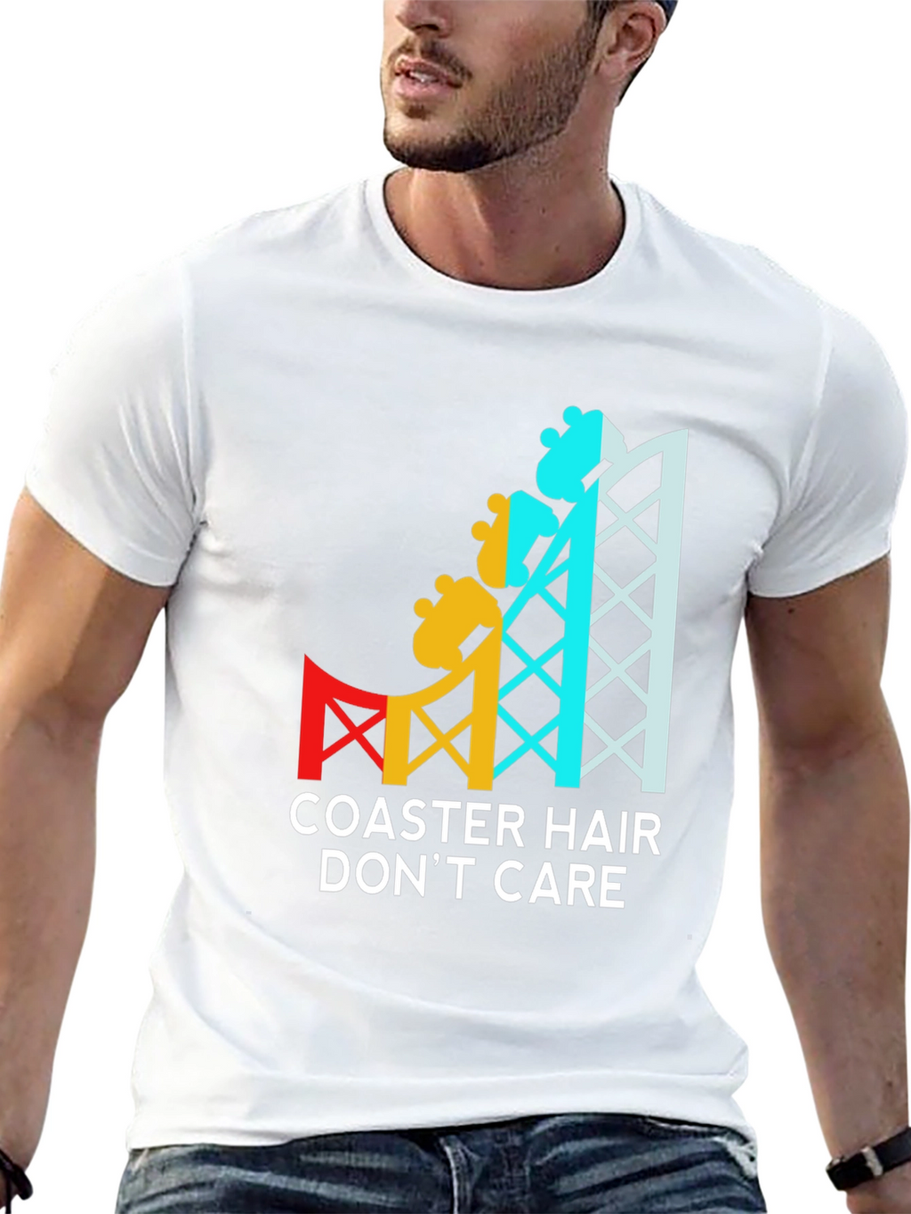 Coaster Hair Dont Care Graphic Tee