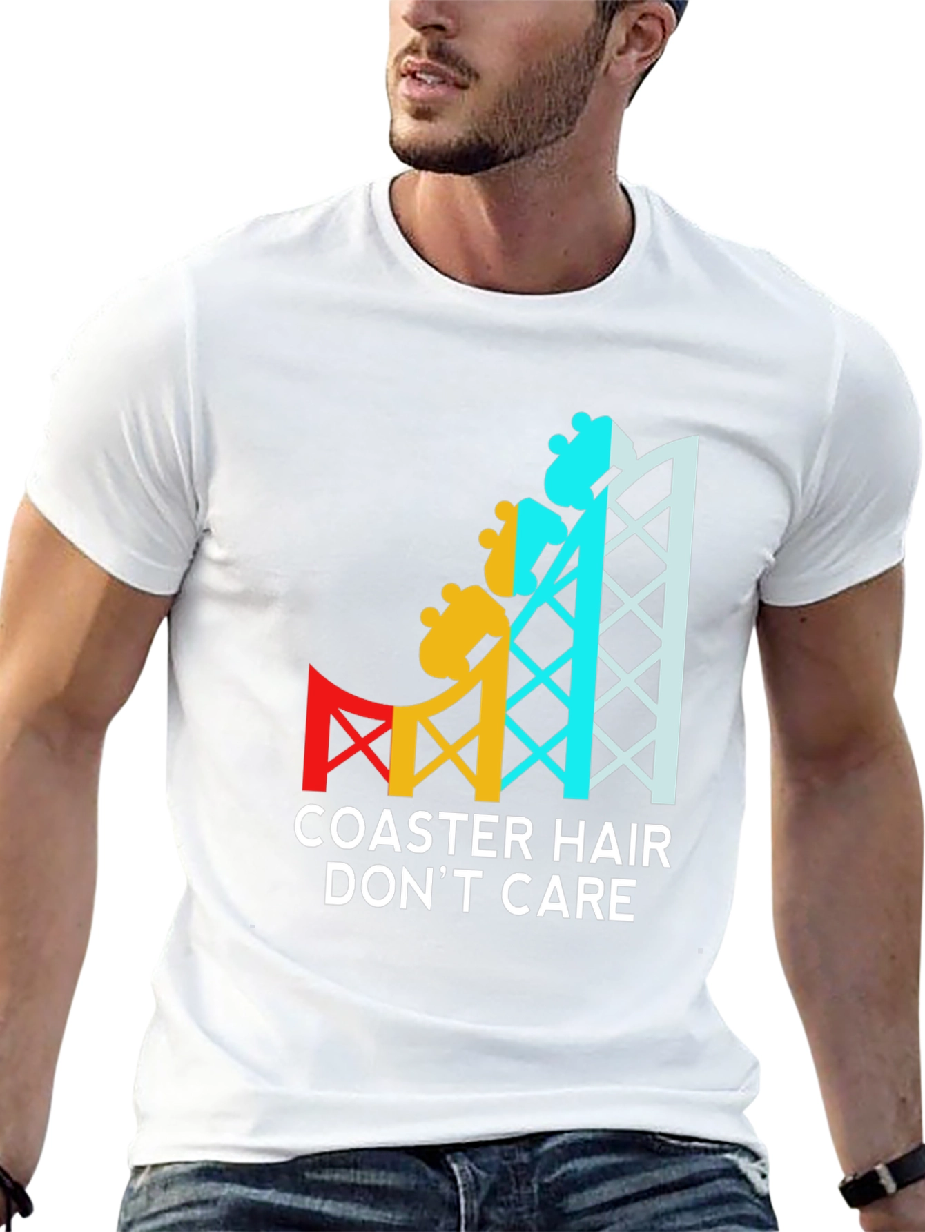 Coaster Hair Dont Care Graphic Tee
