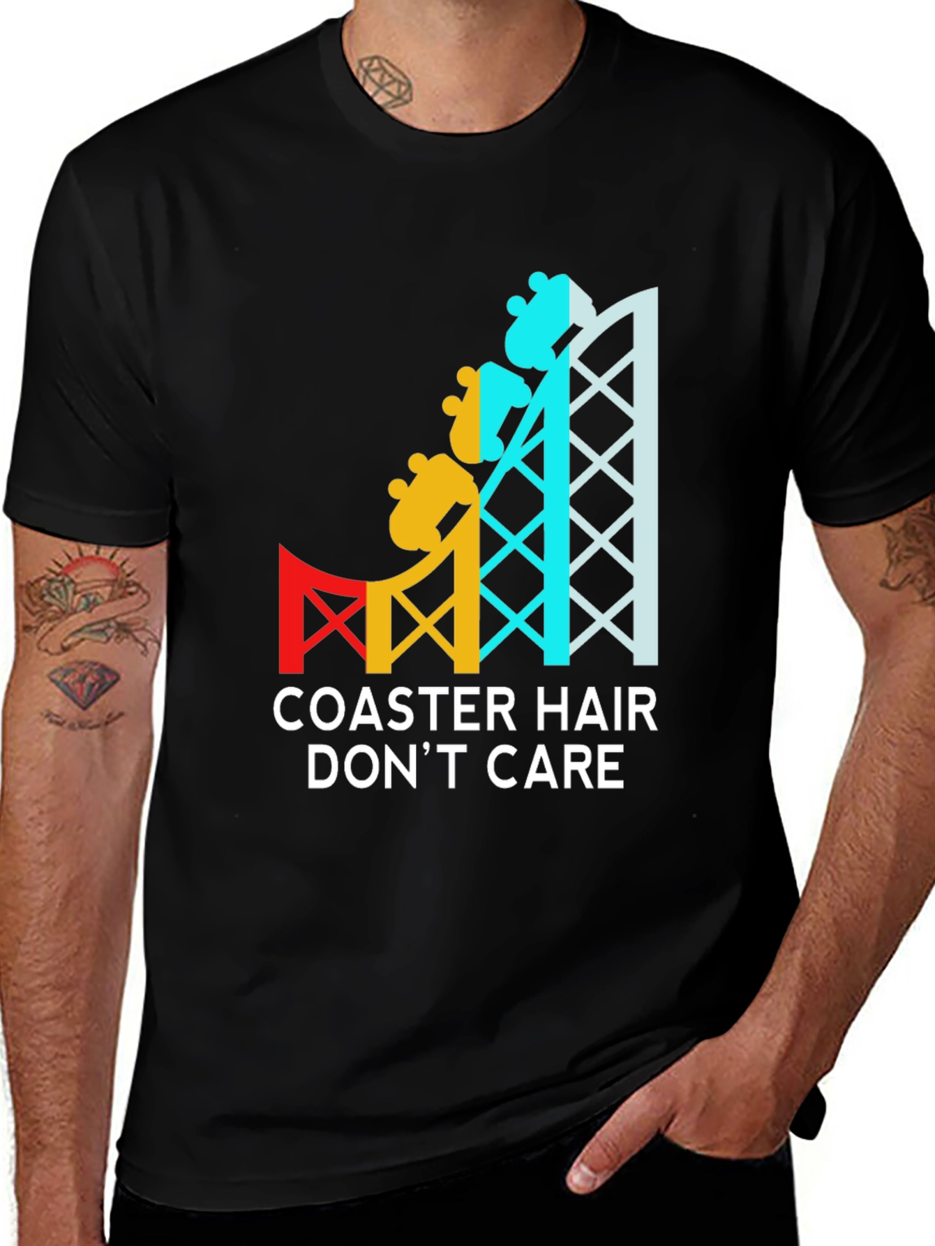 Coaster Hair Dont Care Graphic Tee
