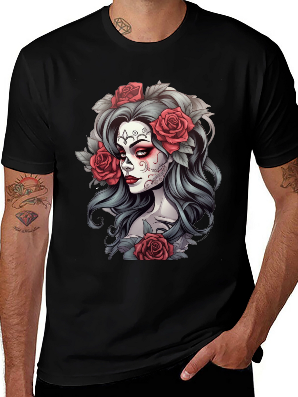 Day of the Dead Woman Graphic Tee