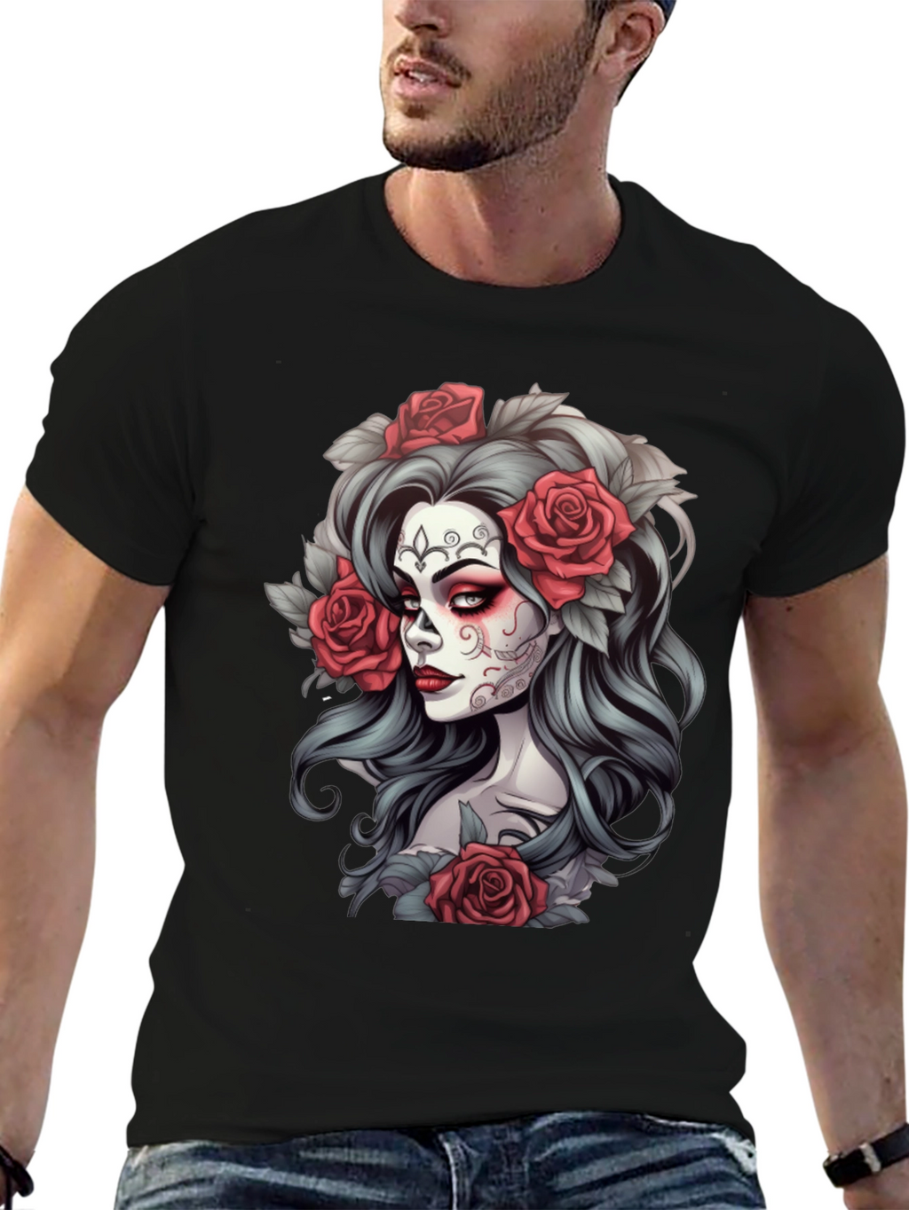 Day of the Dead Woman Graphic Tee