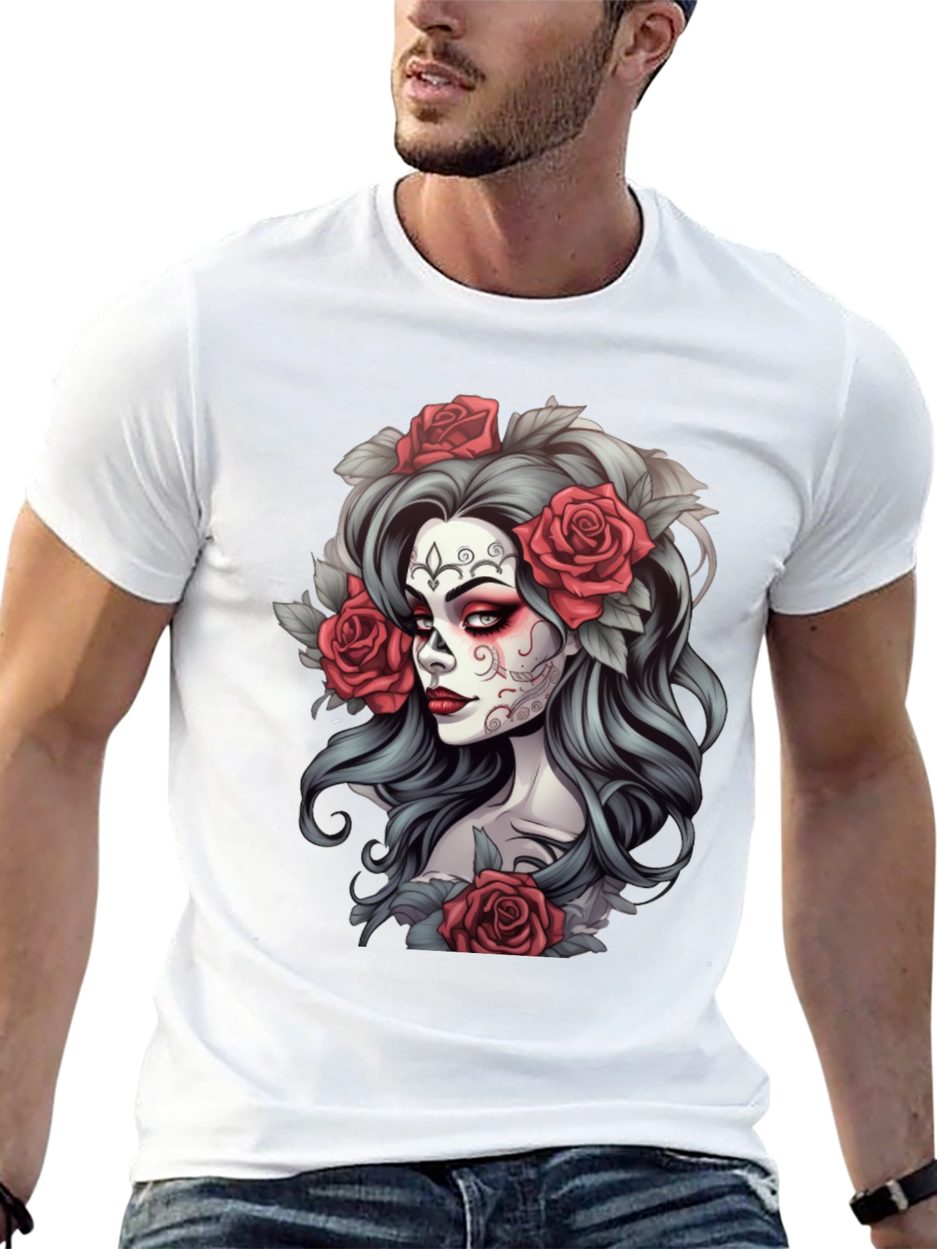 Day of the Dead Woman Graphic Tee