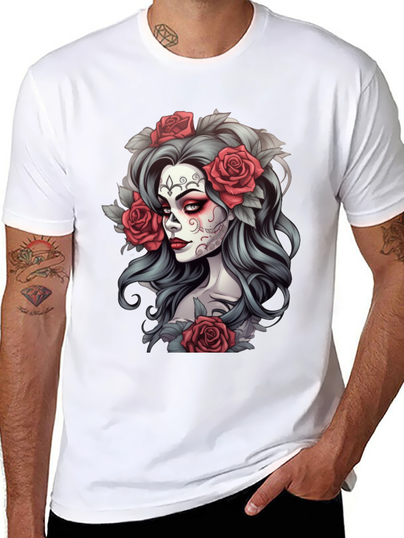 Day of the Dead Woman Graphic Tee