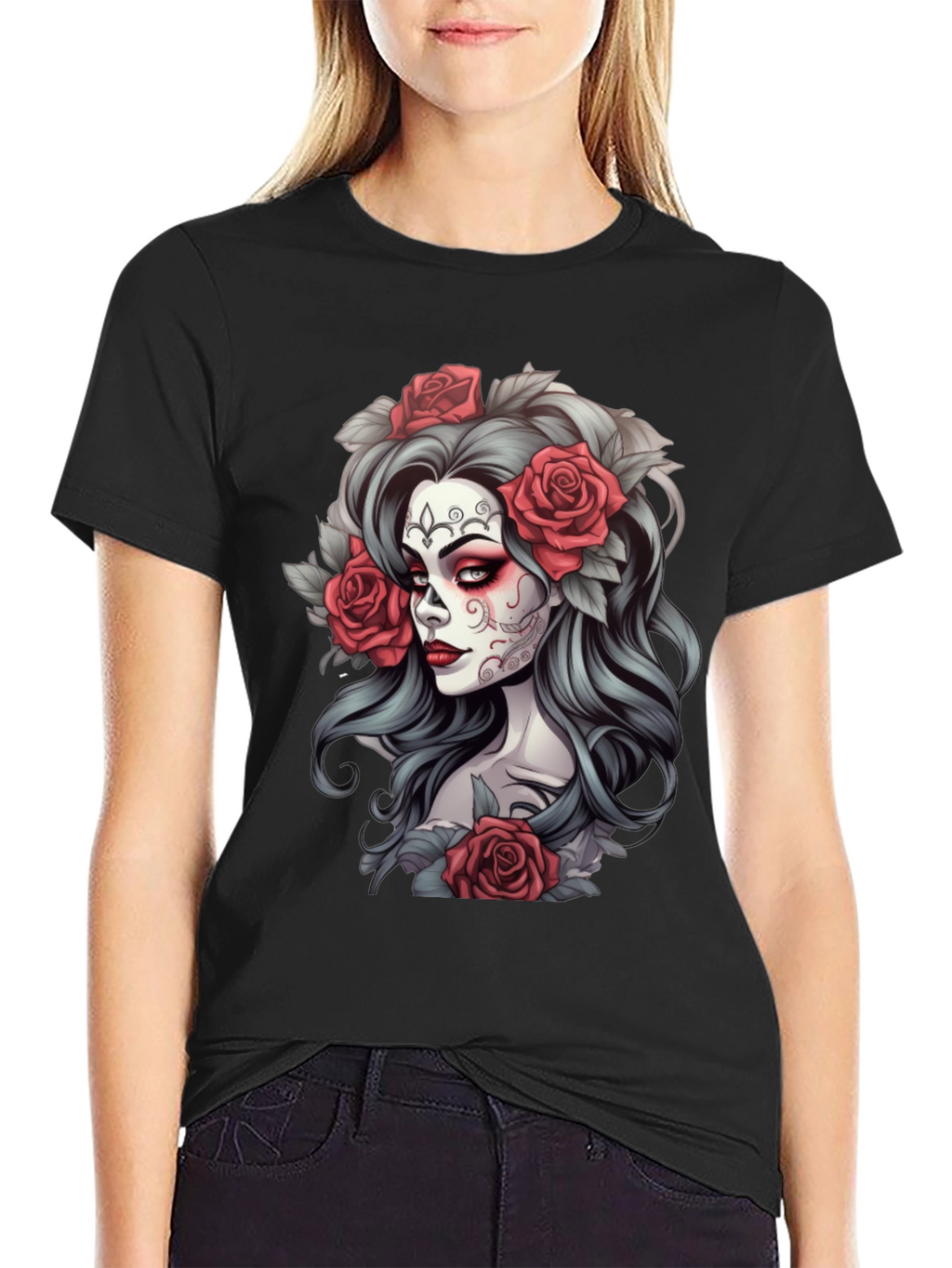 Day of the Dead Woman Graphic Tee