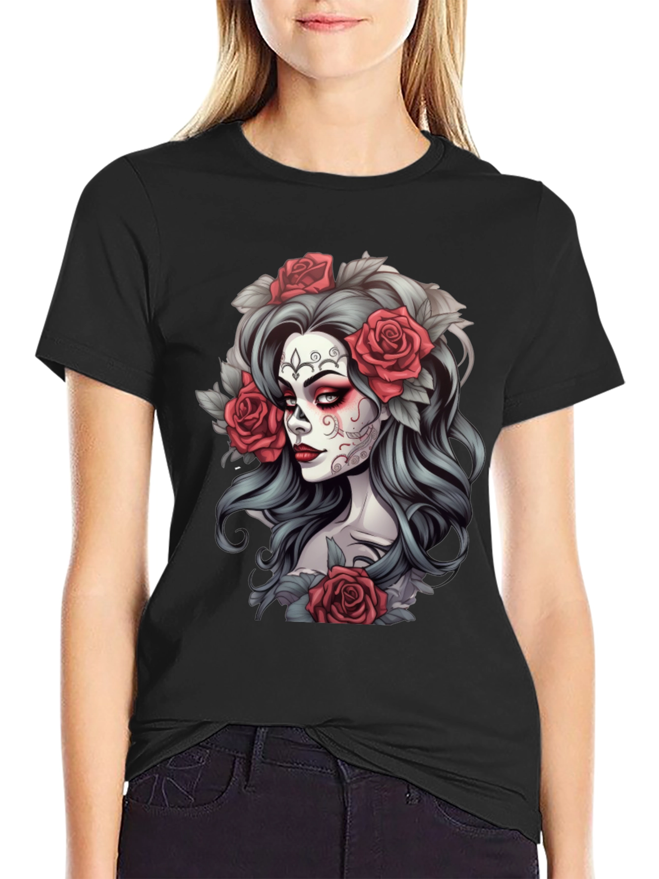 Day of the Dead Woman Graphic Tee