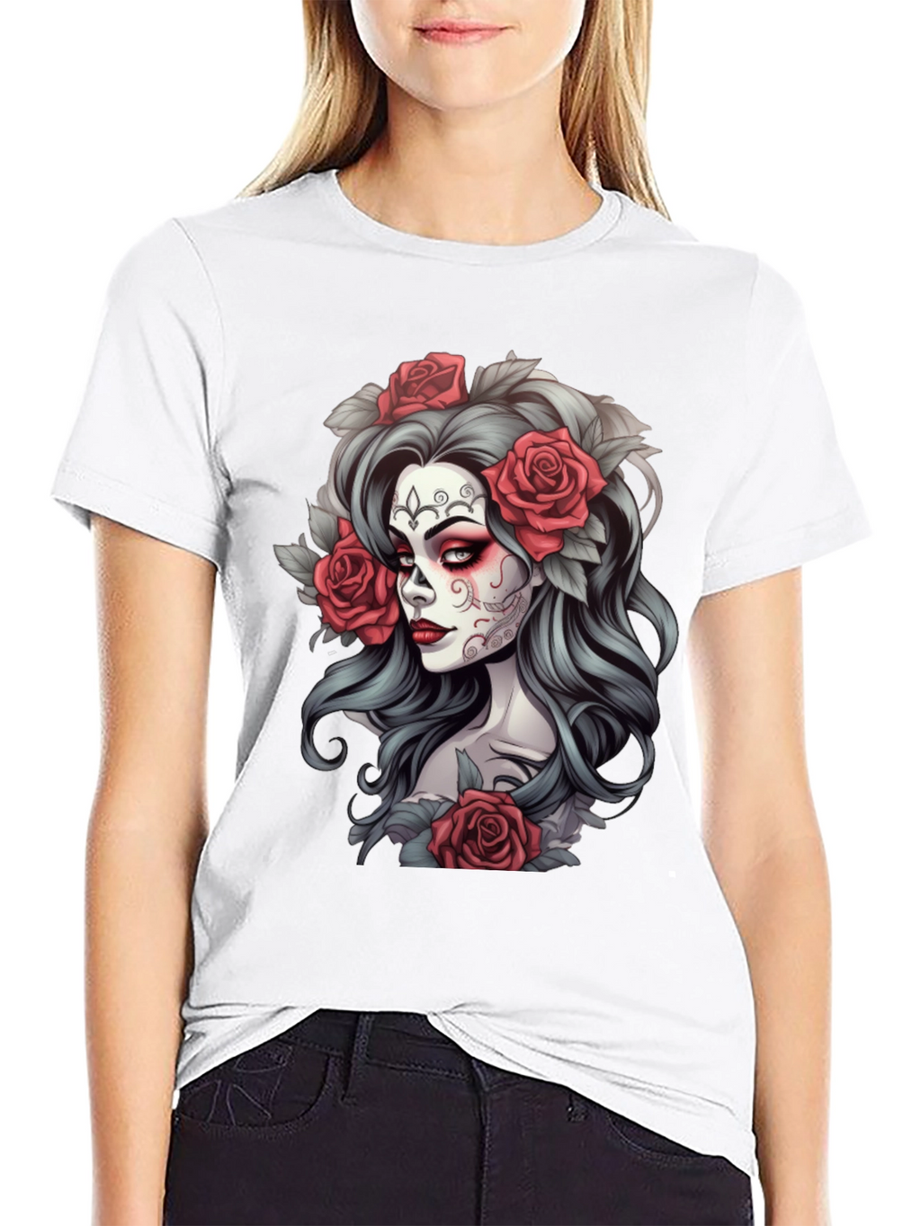 Day of the Dead Woman Graphic Tee