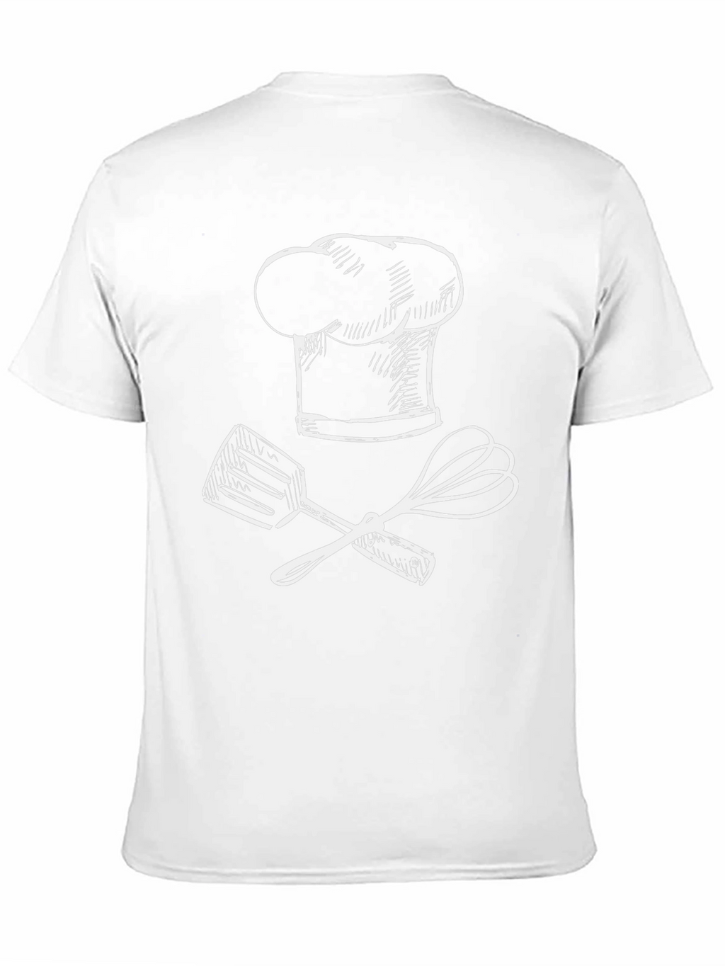 Chef Hat and Kitchen Tools Graphic T-Shirt