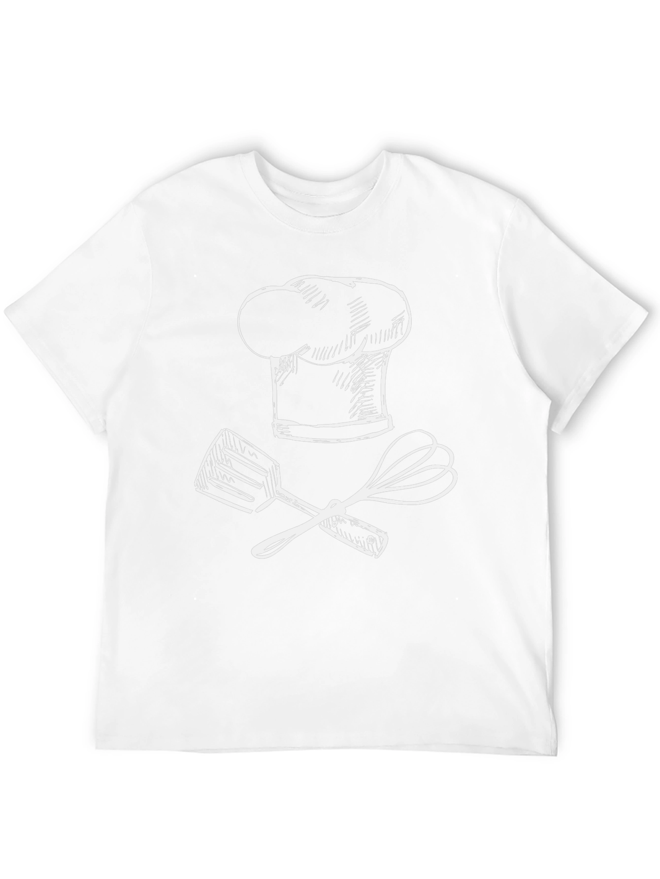 Chef Hat and Kitchen Tools Graphic T-Shirt