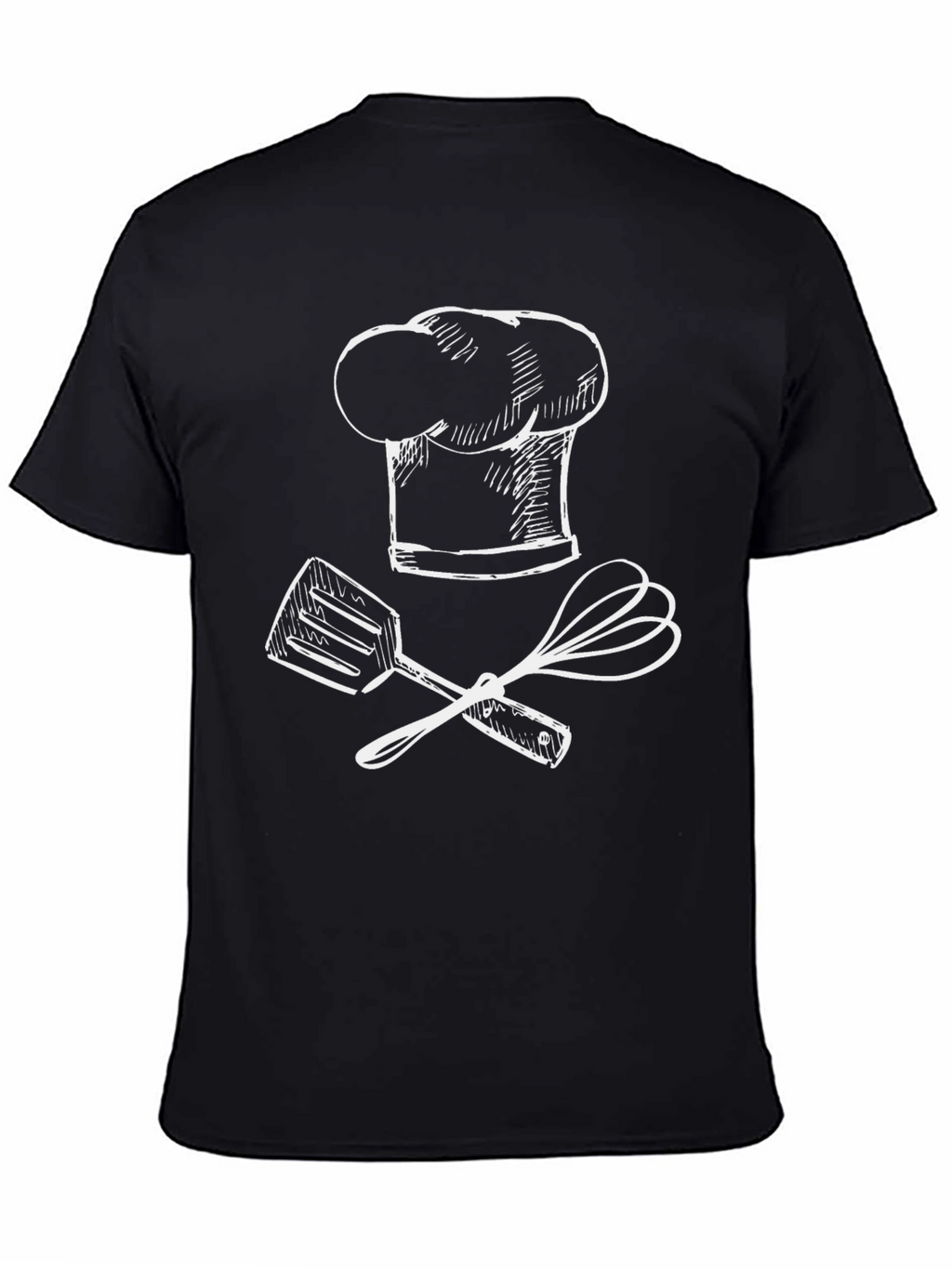 Chef Hat and Kitchen Tools Graphic T-Shirt