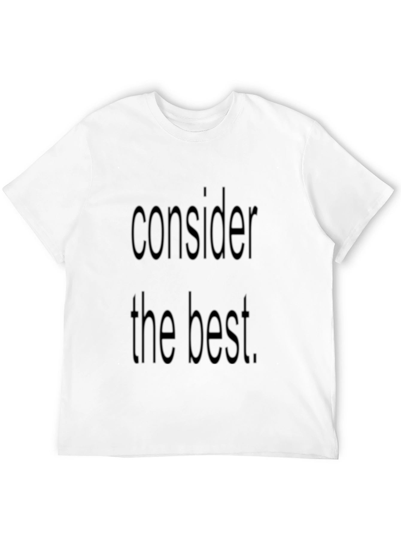 Consider the Best Black Tee - Casual Style