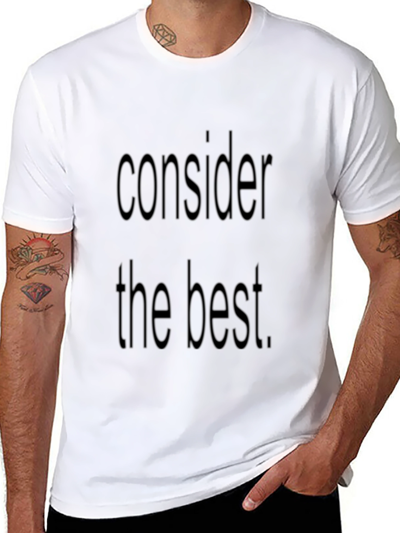 Consider the Best Black Tee - Casual Style