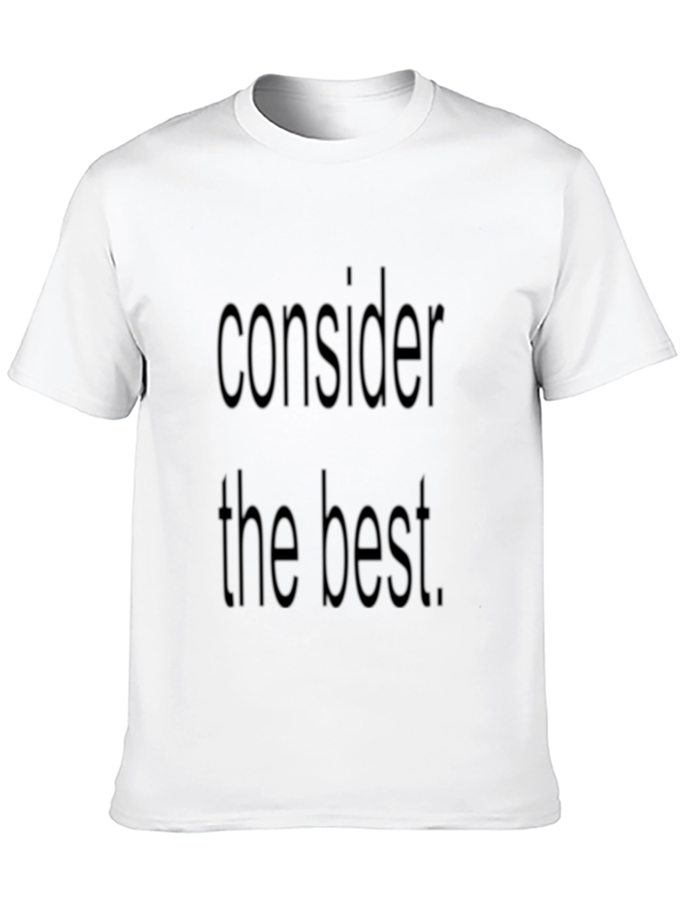 Consider the Best Black Tee - Casual Style