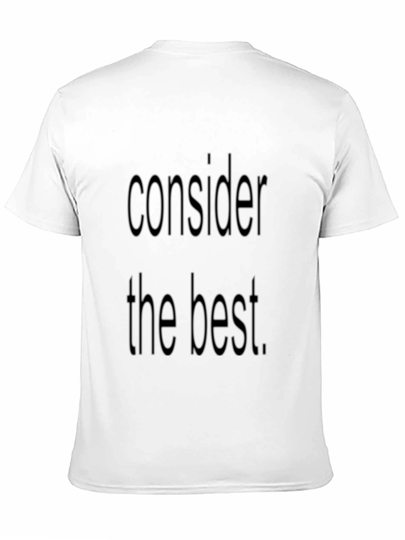 Consider the Best Black Tee - Casual Style