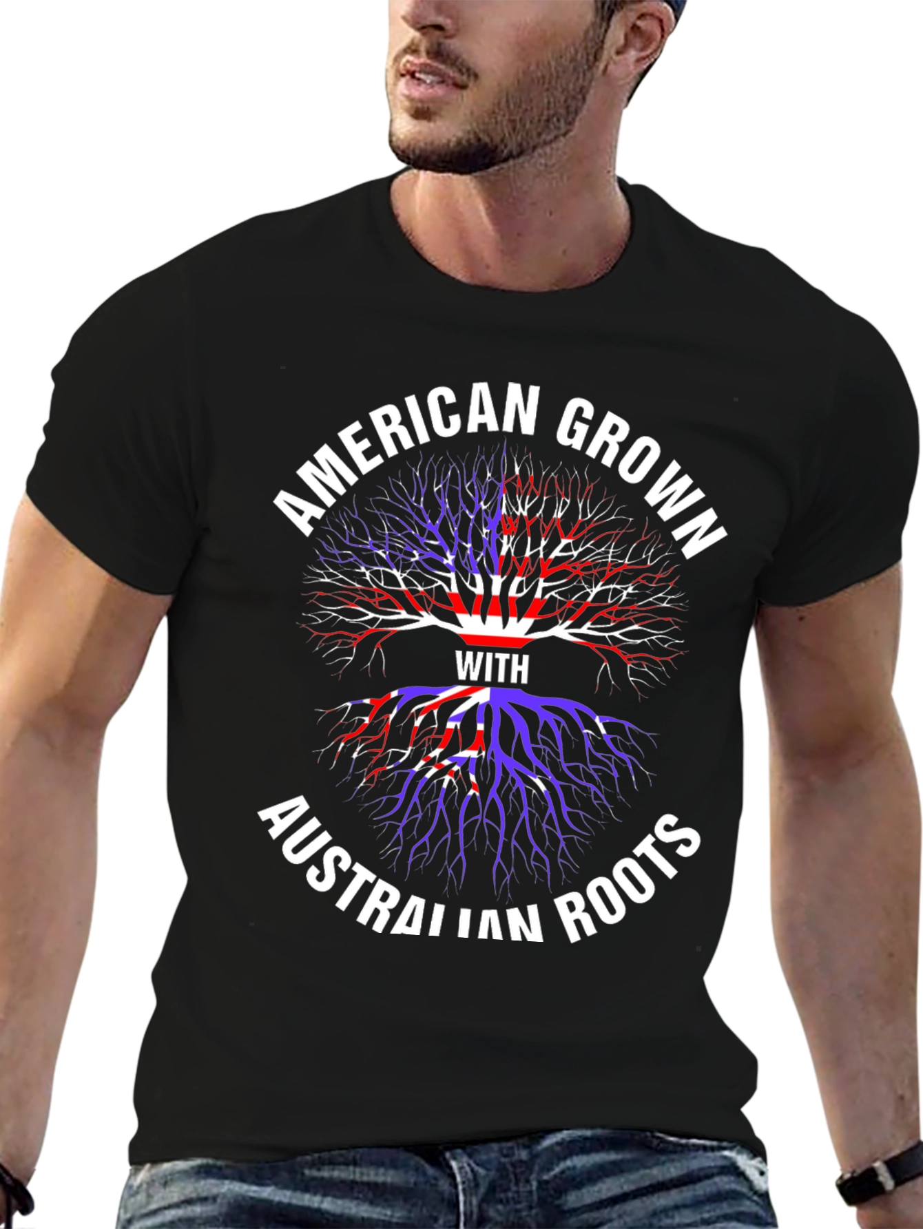 American Grown Australian Roots T-Shirt