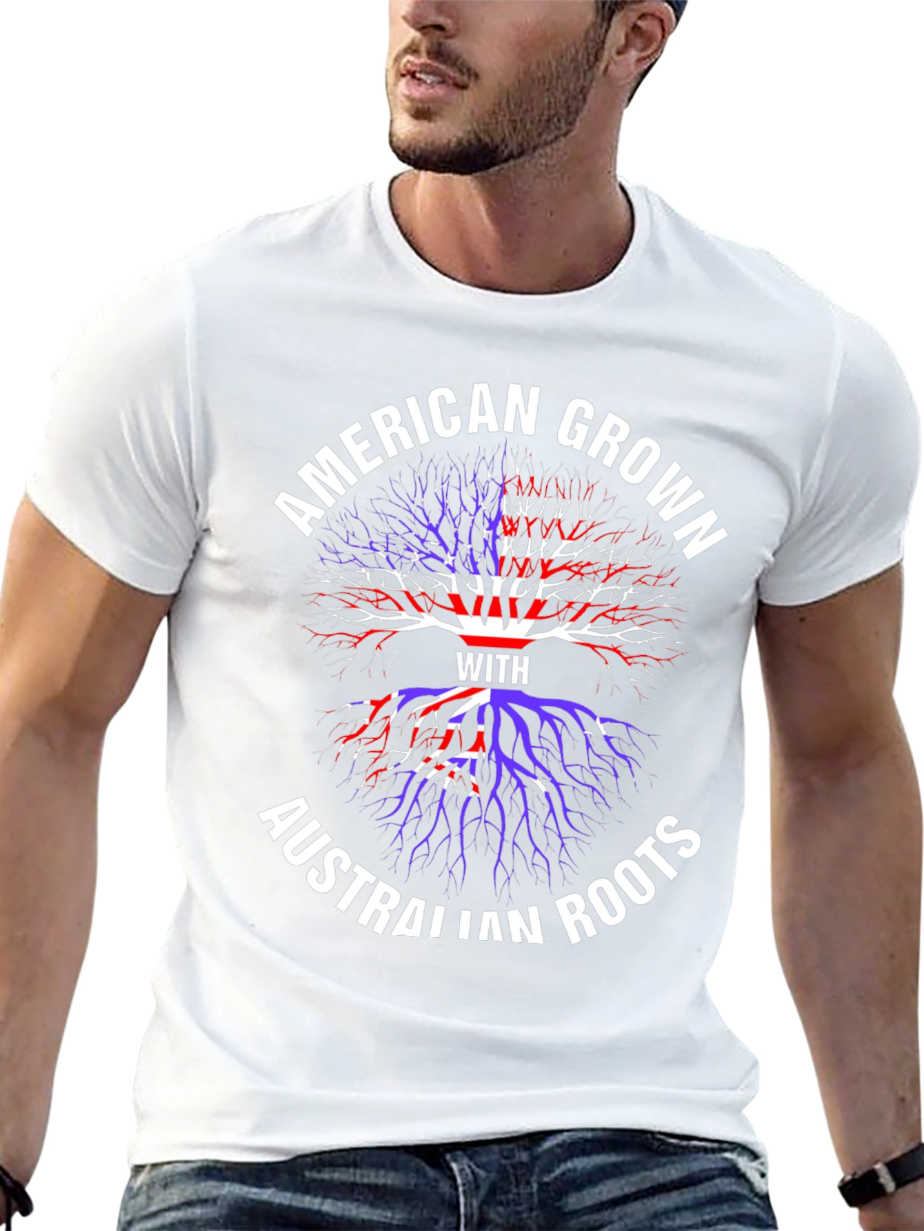 American Grown Australian Roots T-Shirt