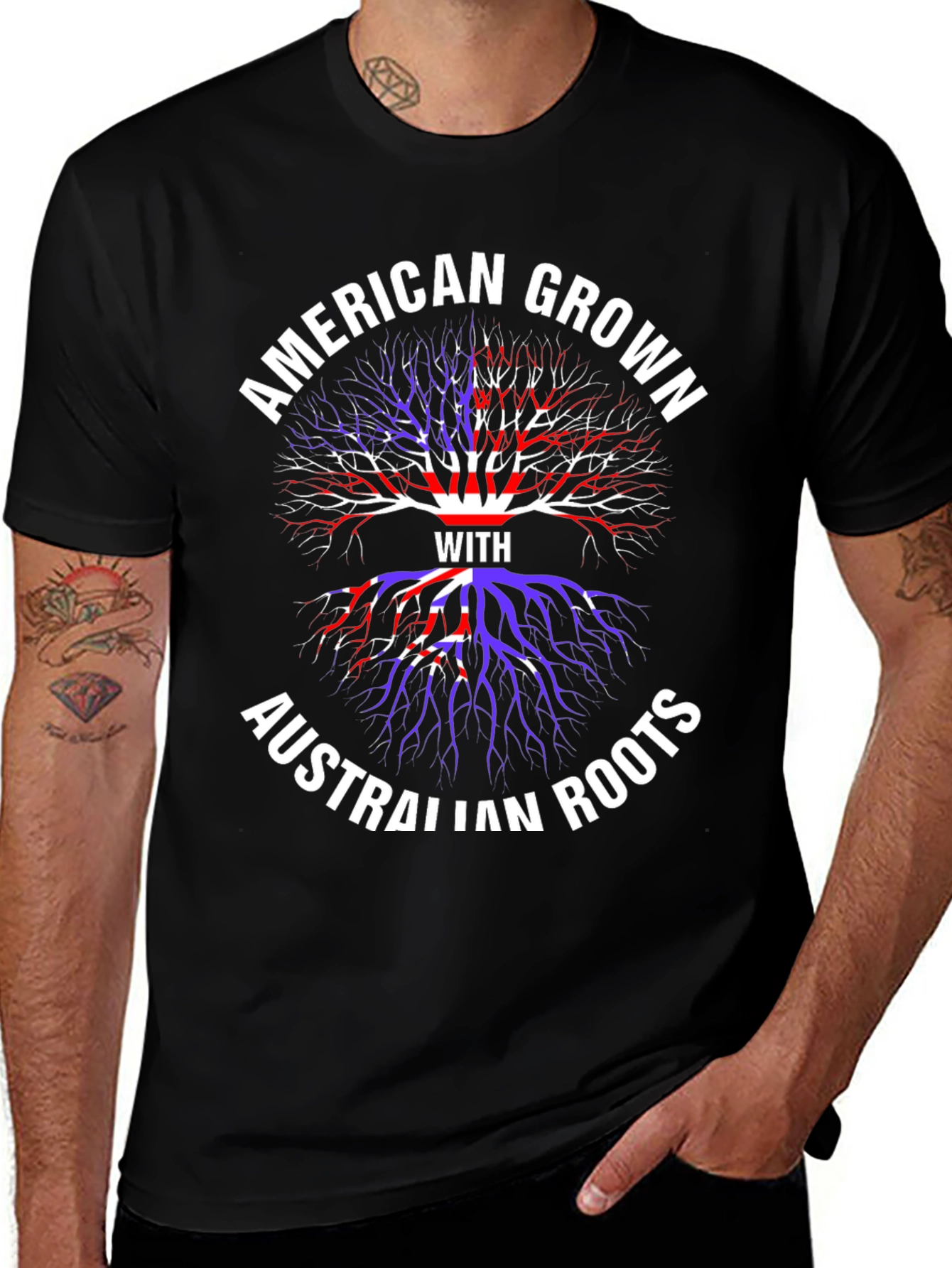 American Grown Australian Roots T-Shirt