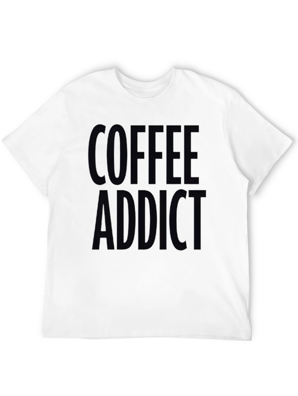 Coffee Addict Black Graphic T-Shirt