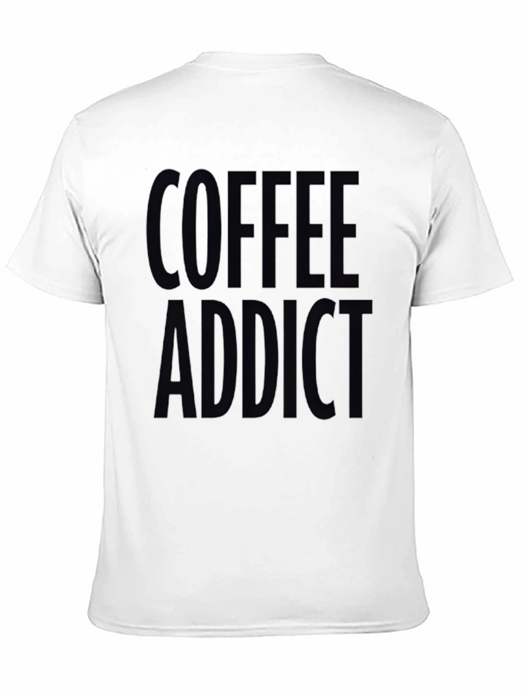 Coffee Addict Black Graphic T-Shirt