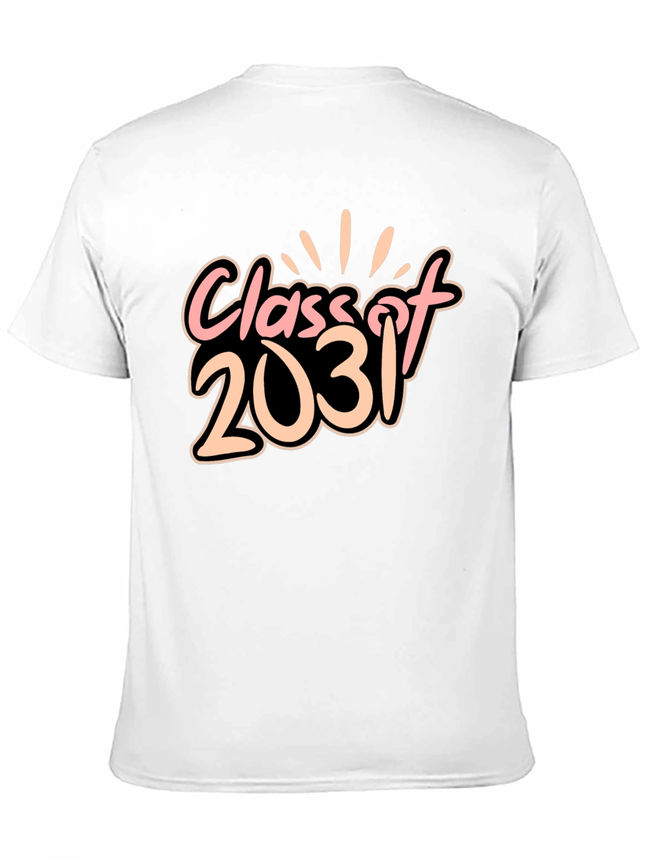 Class of 2031 Black Graphic Tee