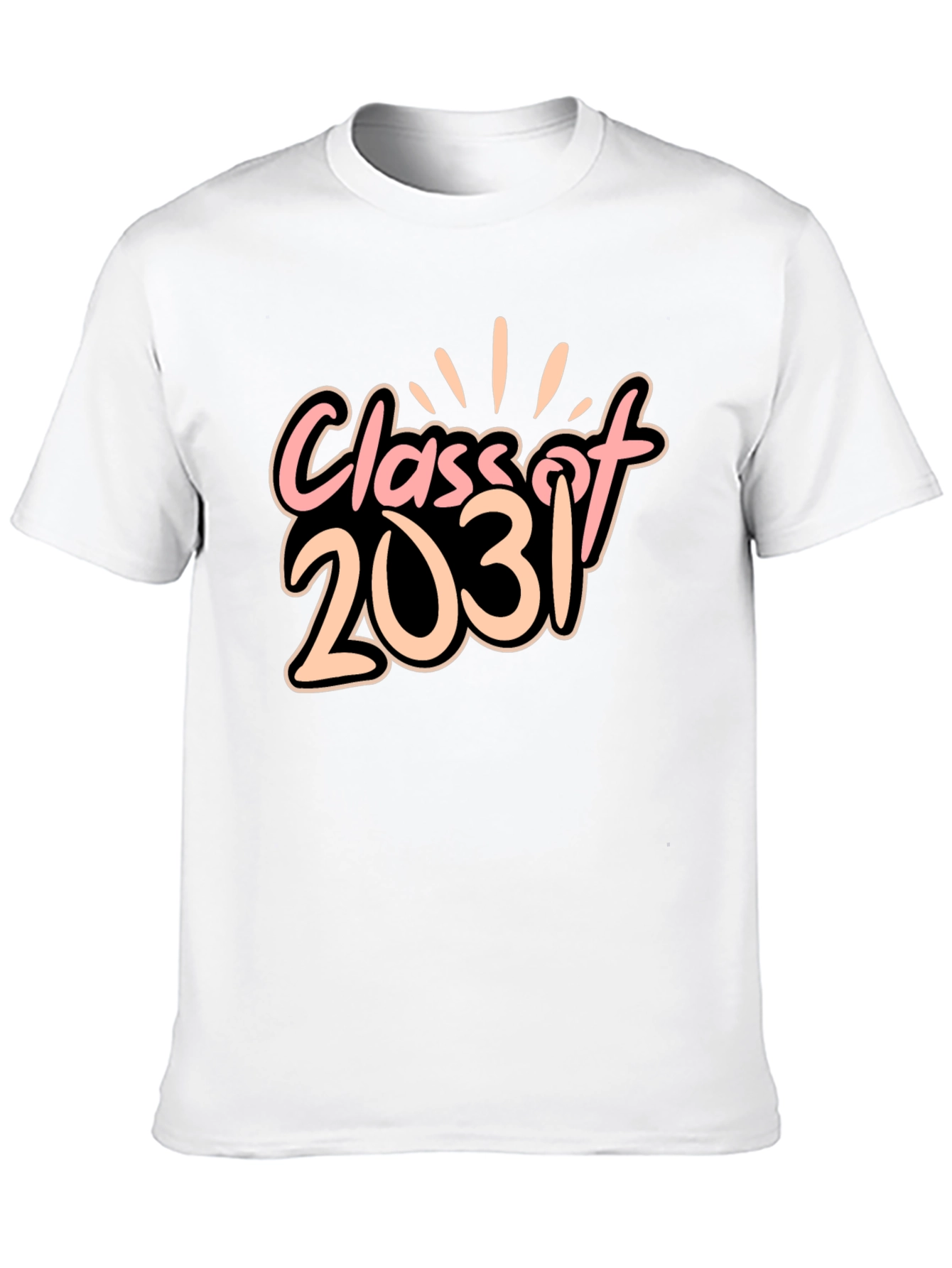 Class of 2031 Black Graphic Tee
