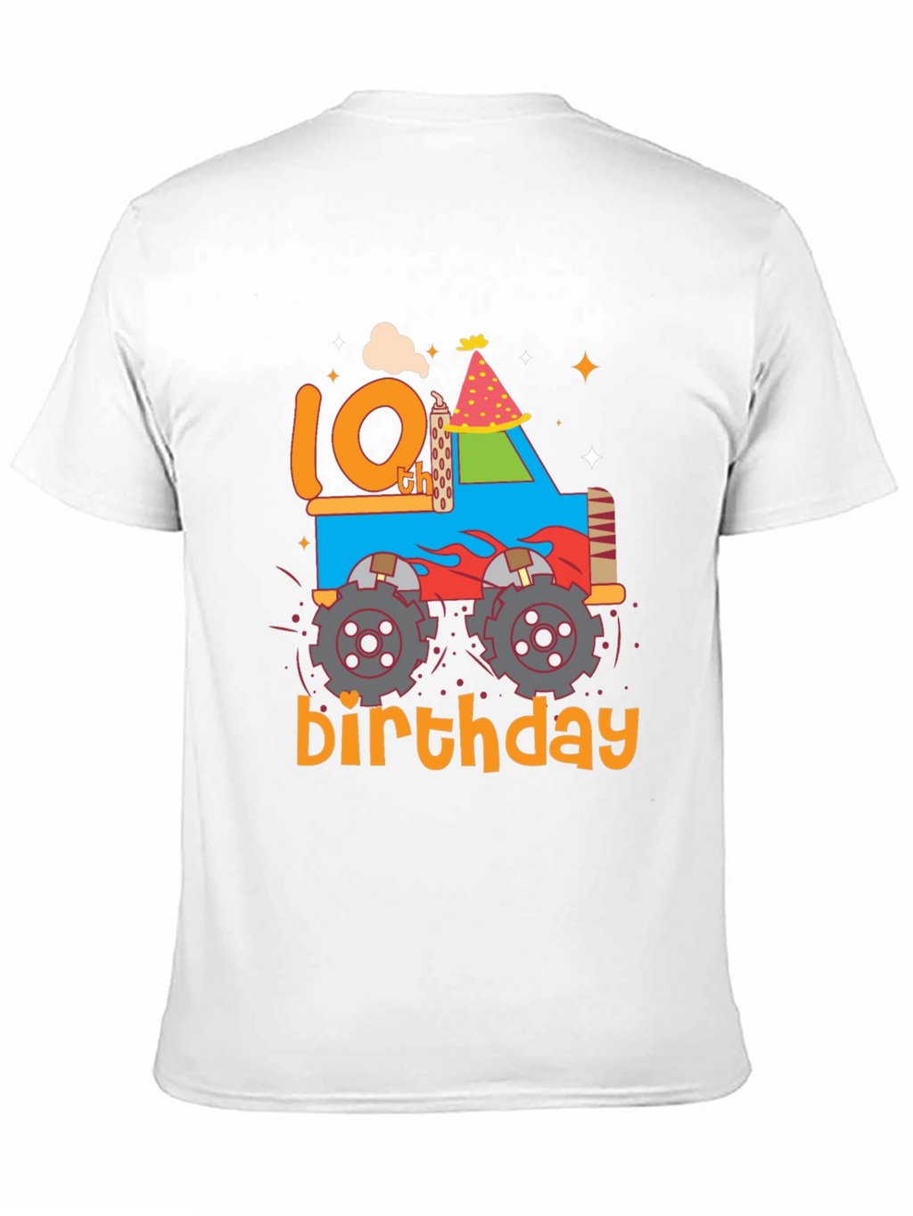 10th Birthday Monster Truck T-Shirt