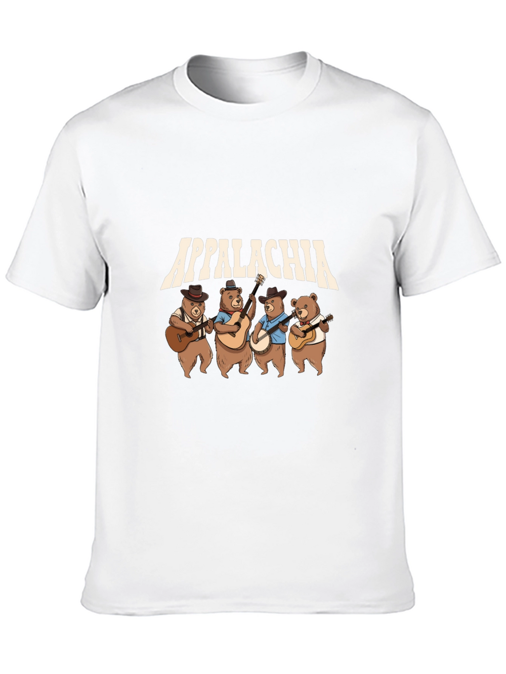 Appalachia Bear Band Black Graphic Tee