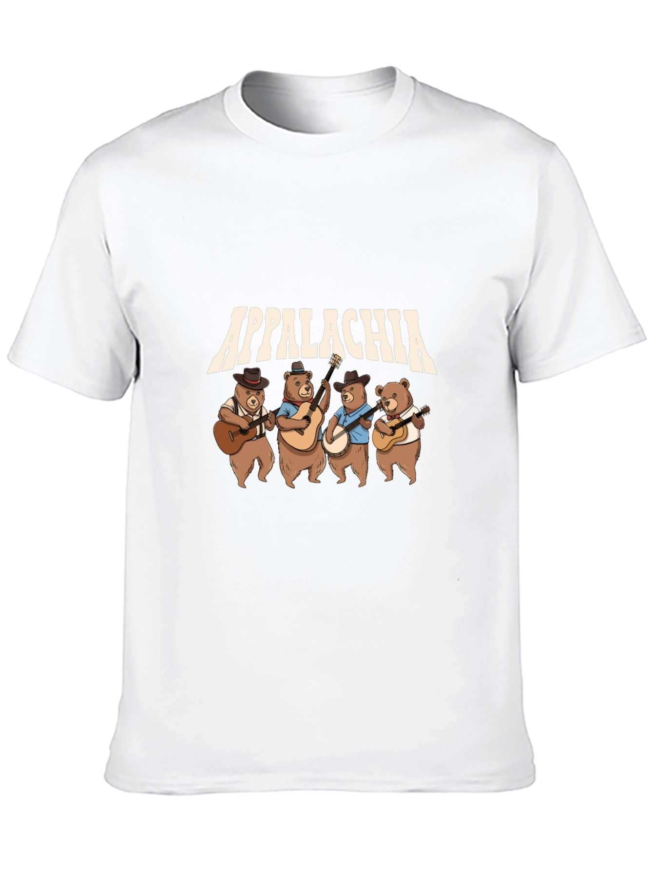 Appalachia Bear Band Black Graphic Tee